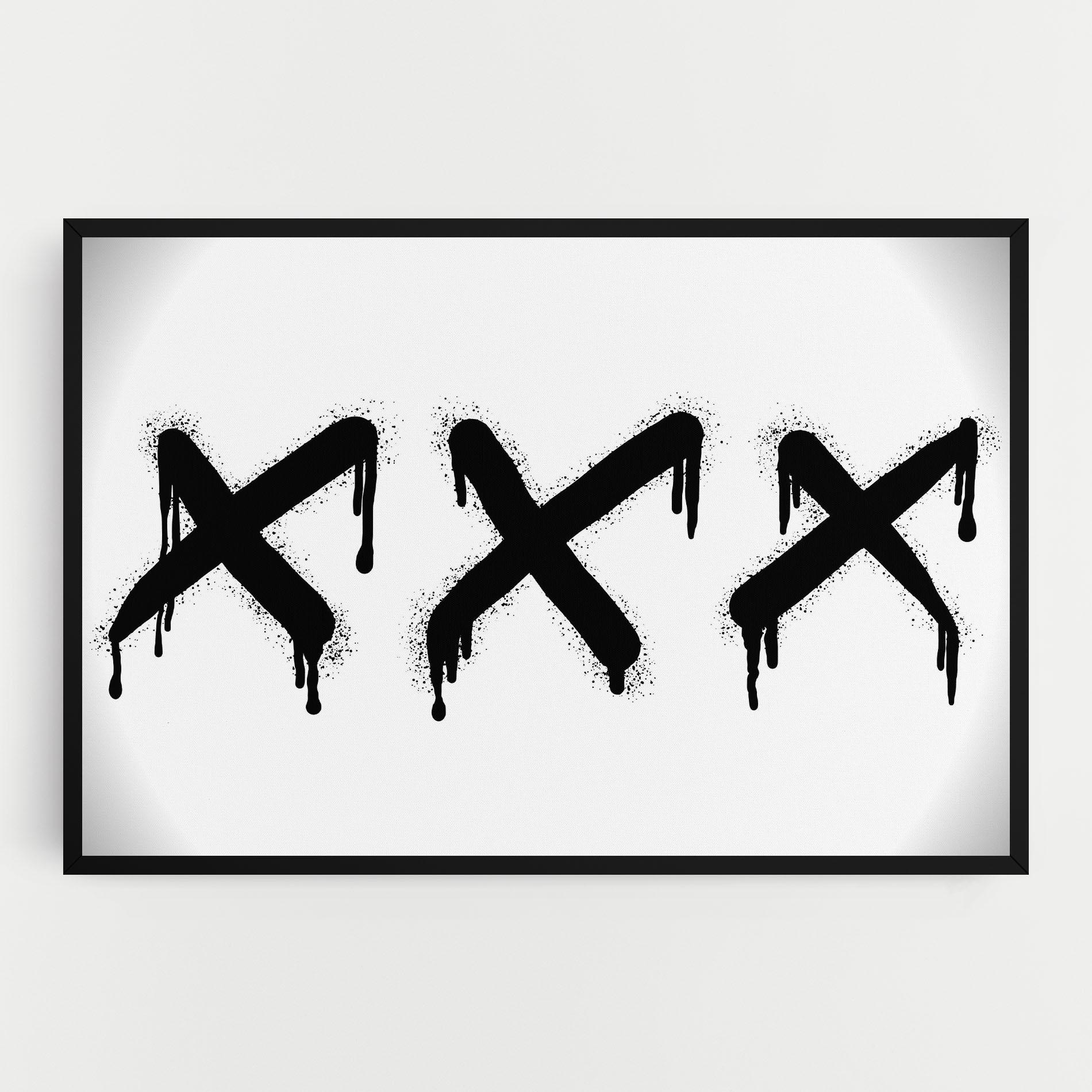 Leinwandbild Grafiti X Spray mockup 0