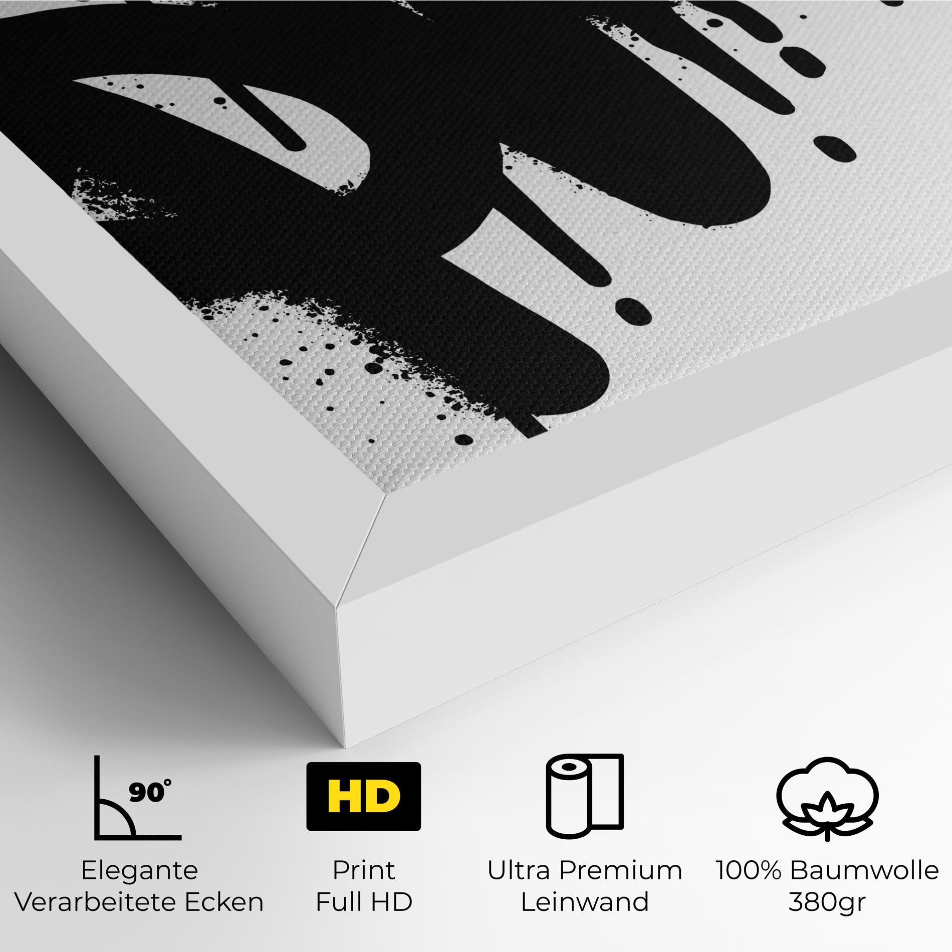 Leinwandbild Graffiti Savage mockup 4