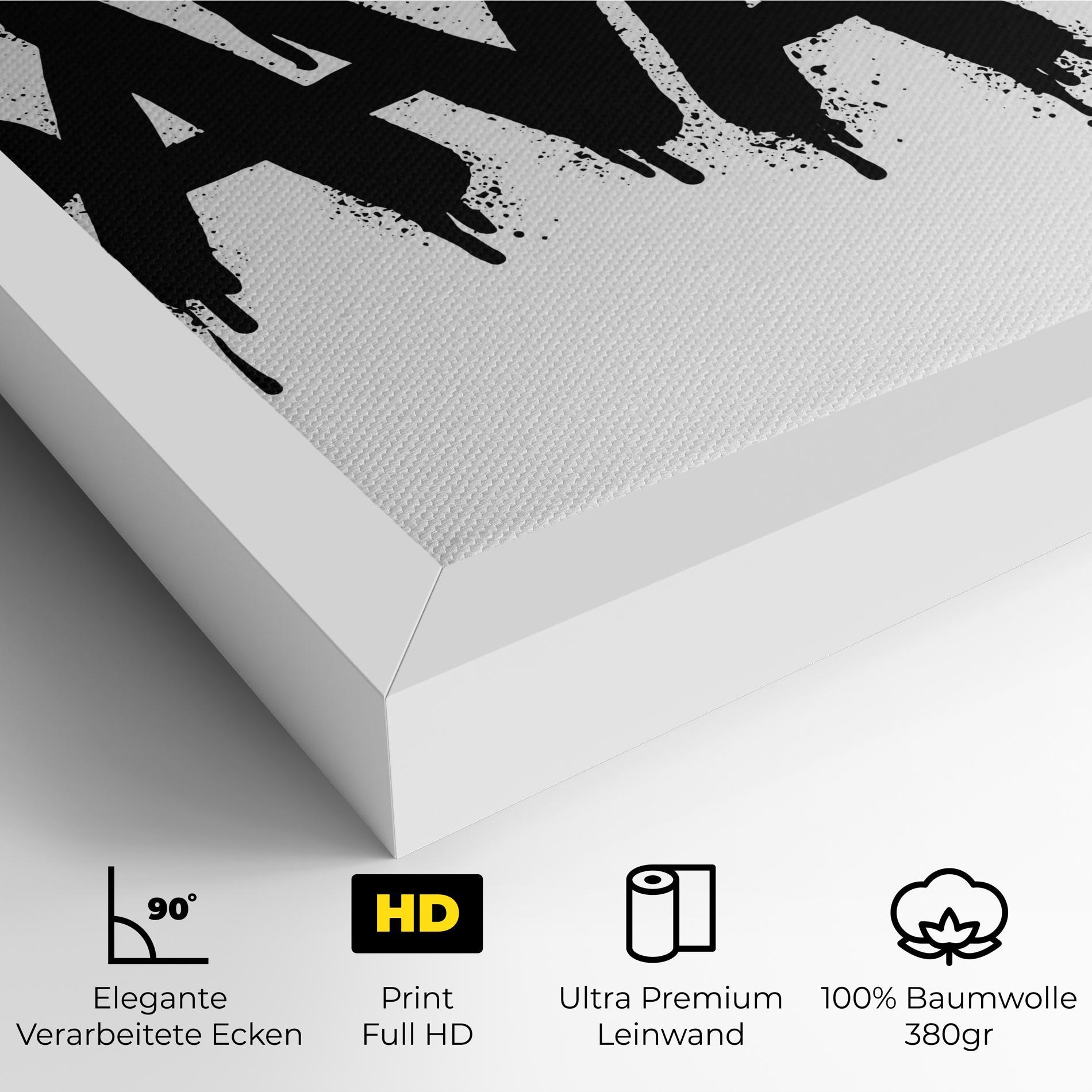 Leinwandbild Savage Graffiti Spray mockup 4