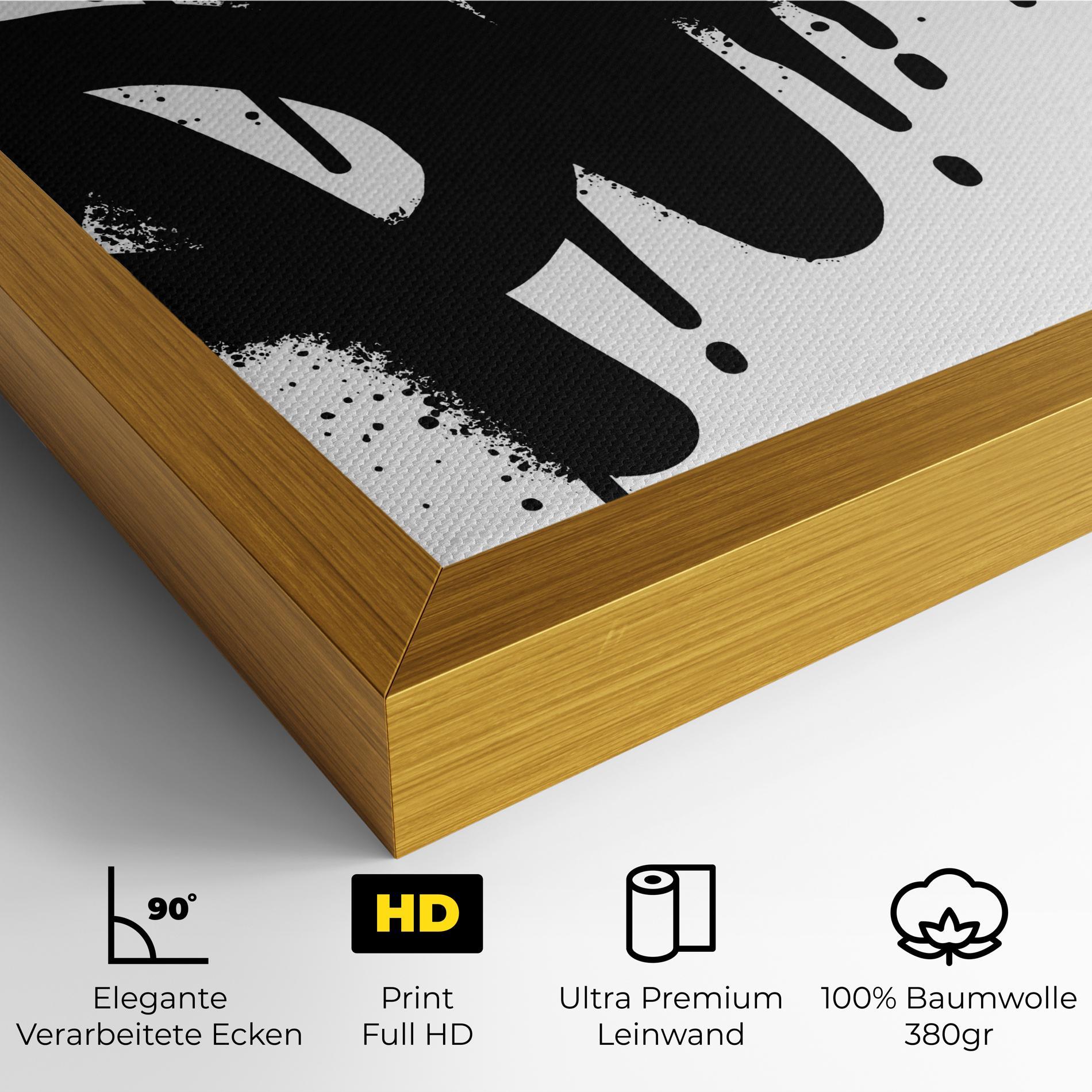 Leinwandbild Graffiti Savage mockup 4