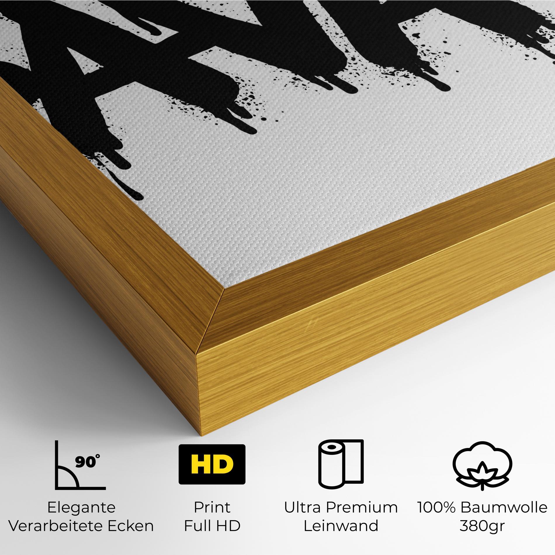 Leinwandbild Savage Graffiti Spray mockup 4