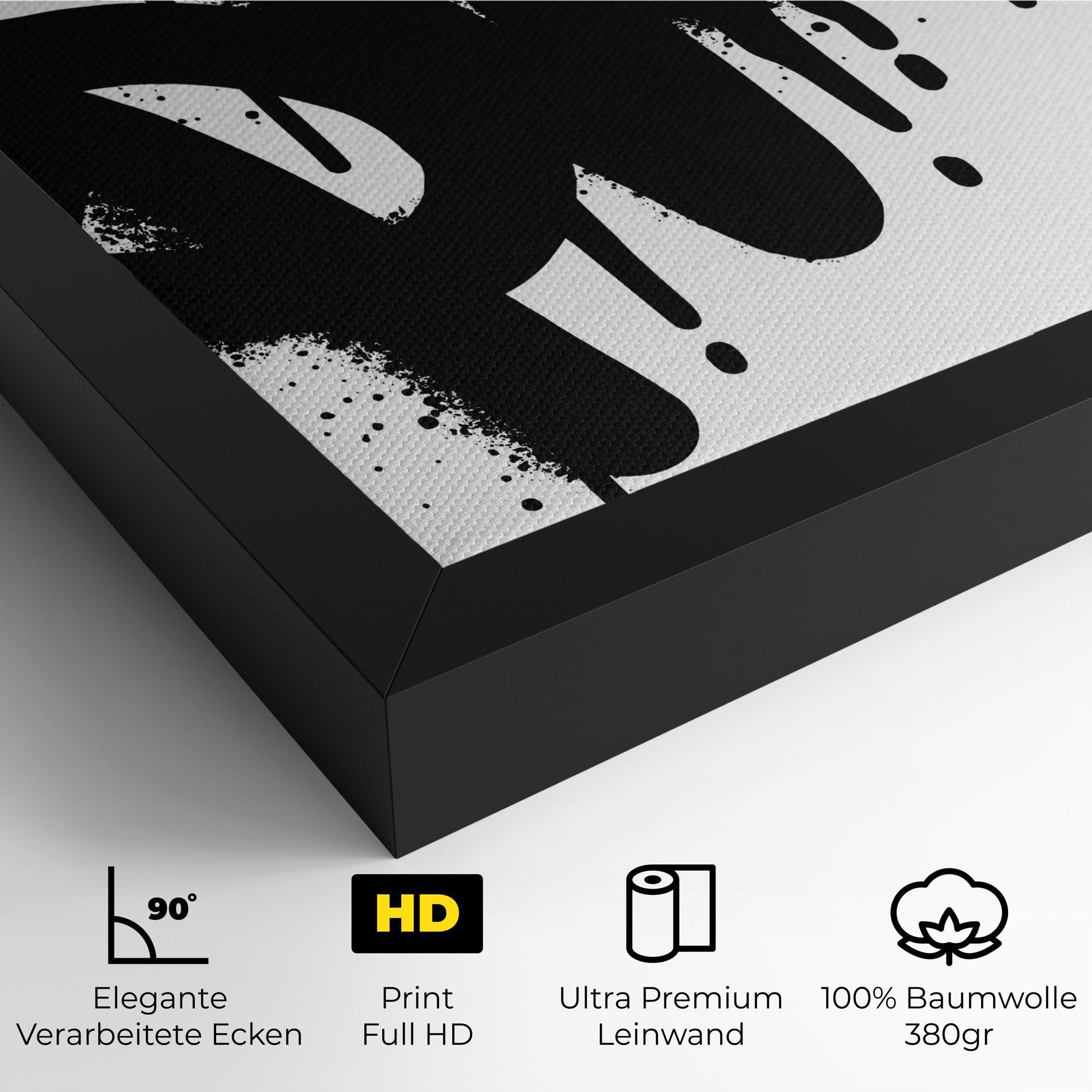 Leinwandbild Graffiti Savage mockup 4