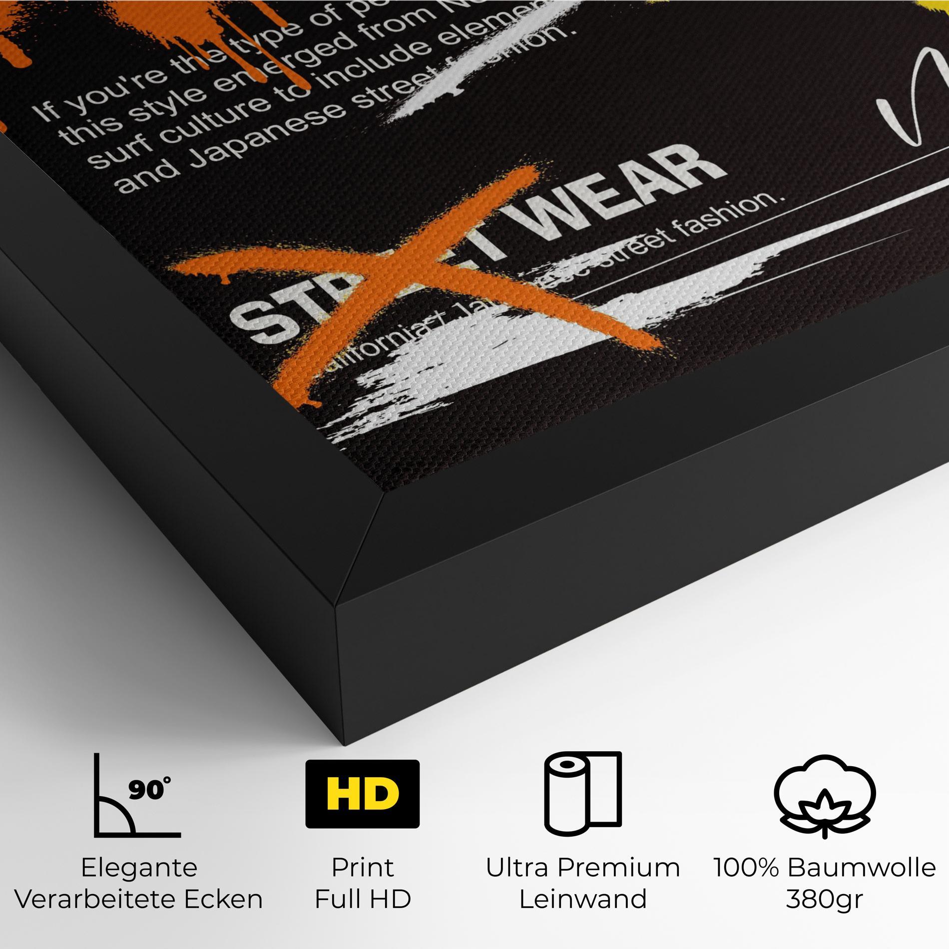 Leinwandbild Original Style Graffiti mockup 4