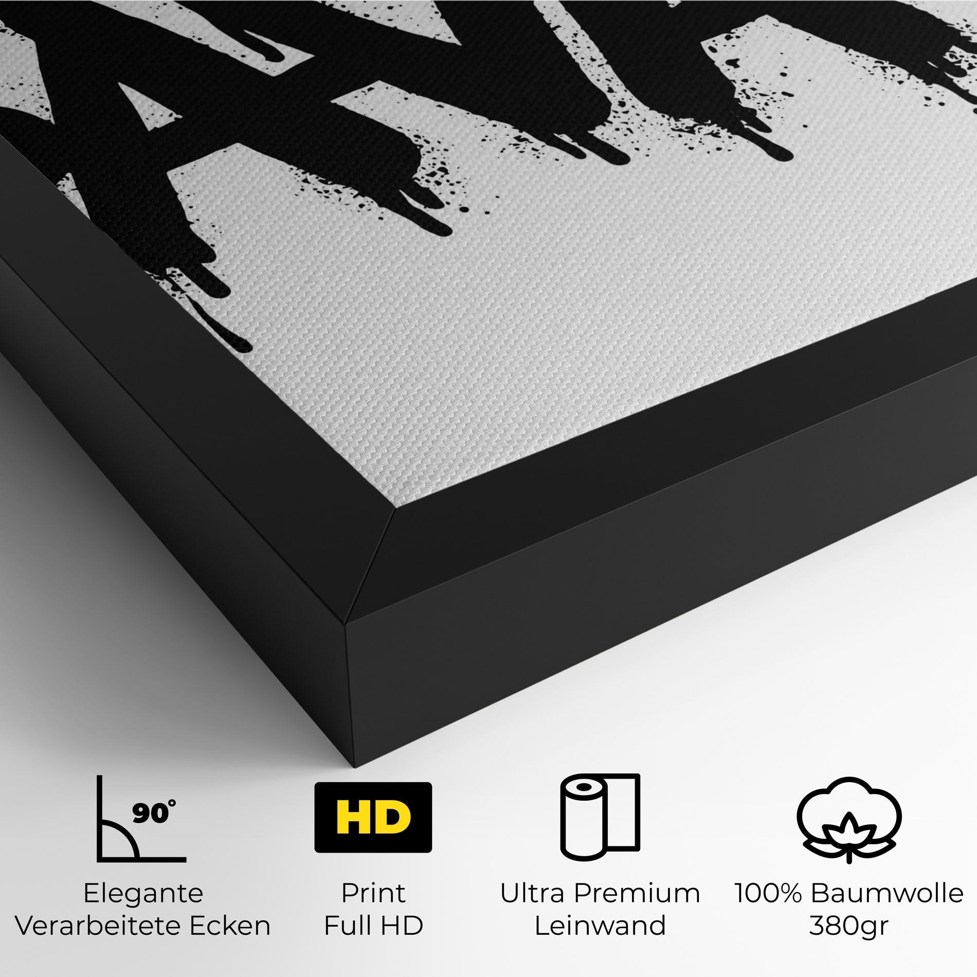 Leinwandbild Savage Graffiti Spray mockup 4