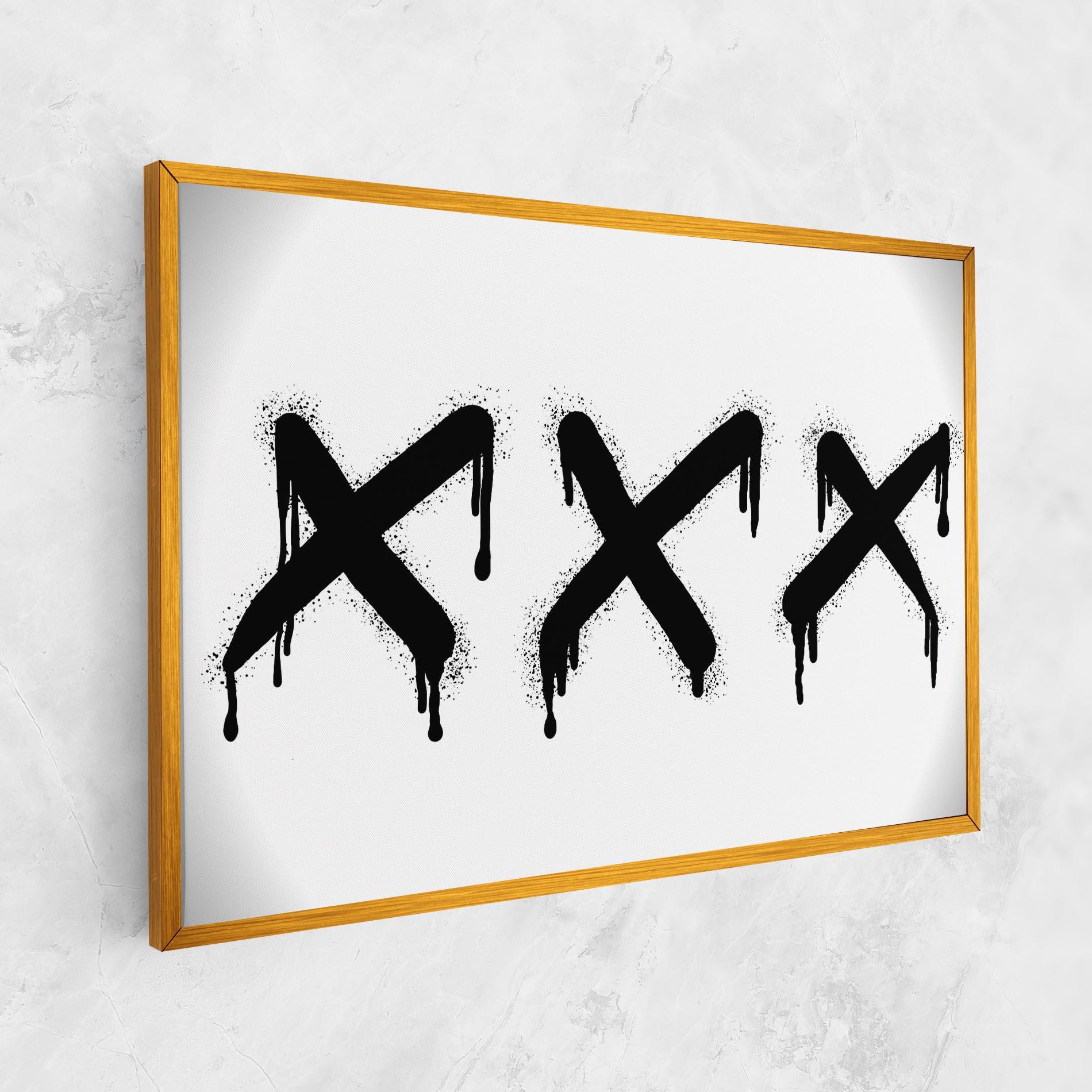 Leinwandbild Grafiti X Spray mockup 1