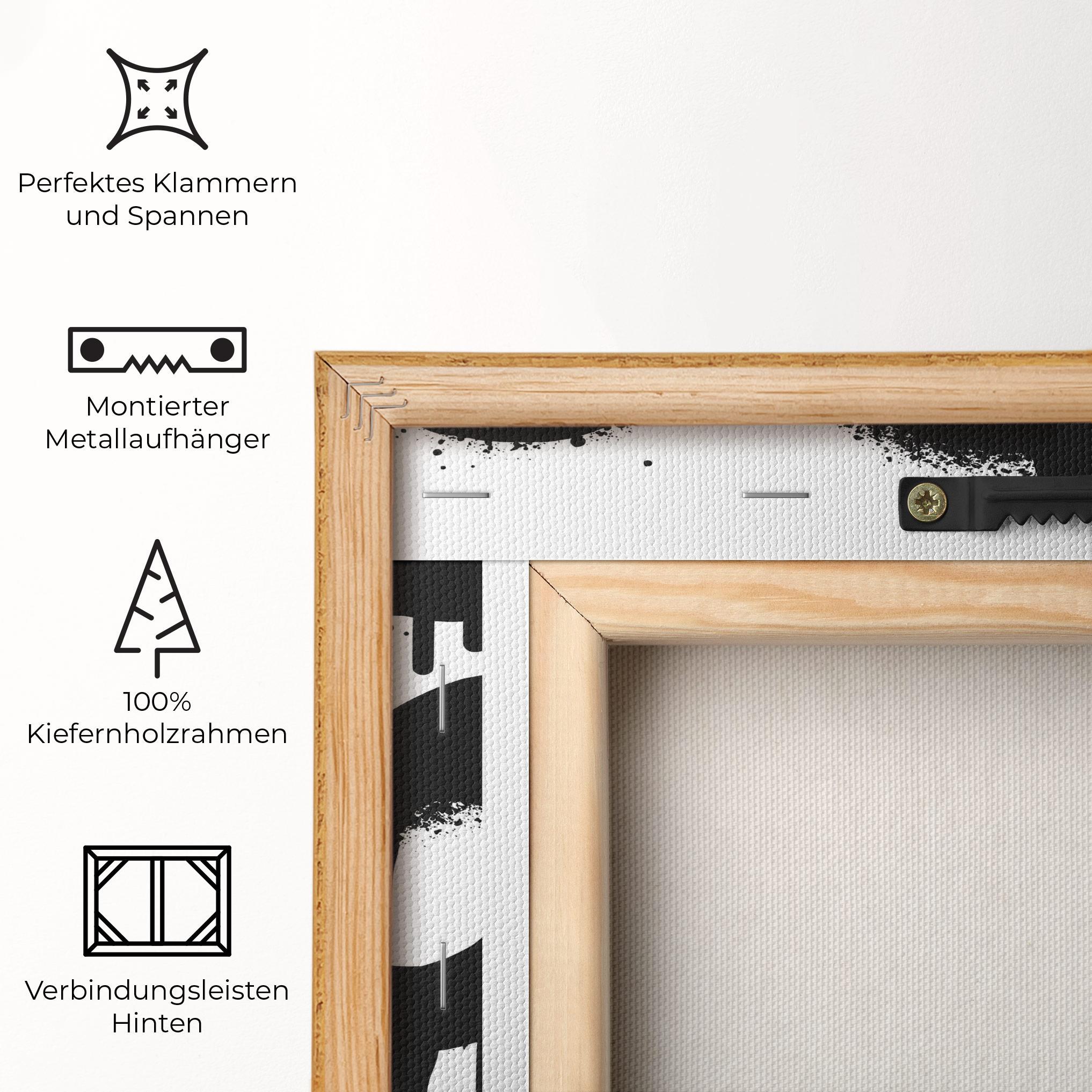 Leinwandbild Graffiti Savage mockup 5