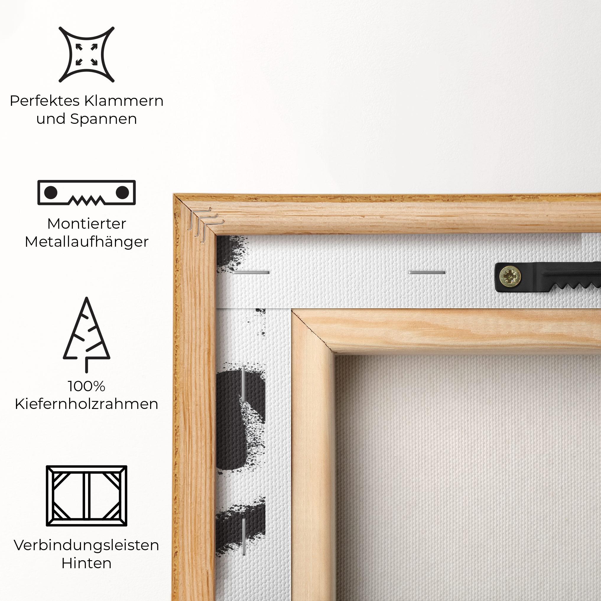 Leinwandbild No Comment mockup 5