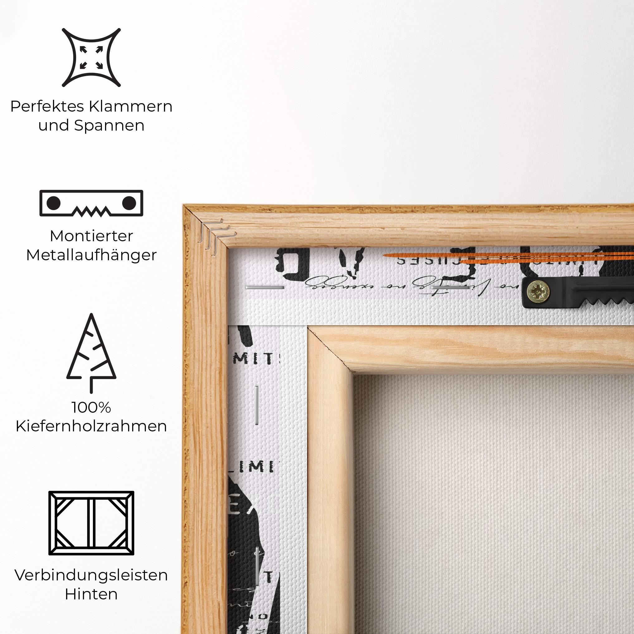 Leinwandbild No Fear Graffiti mockup 5