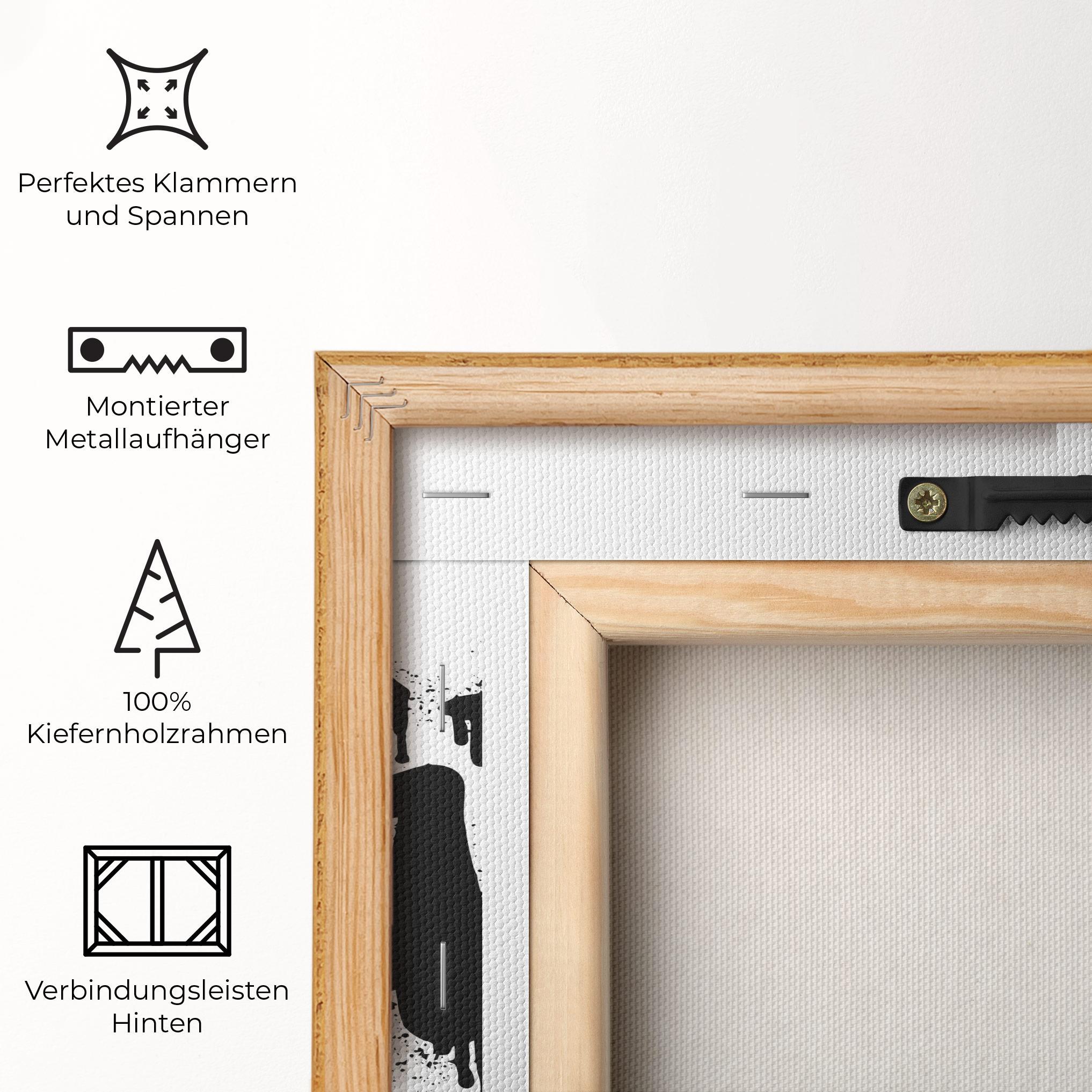 Leinwandbild Savage Graffiti Spray mockup 5