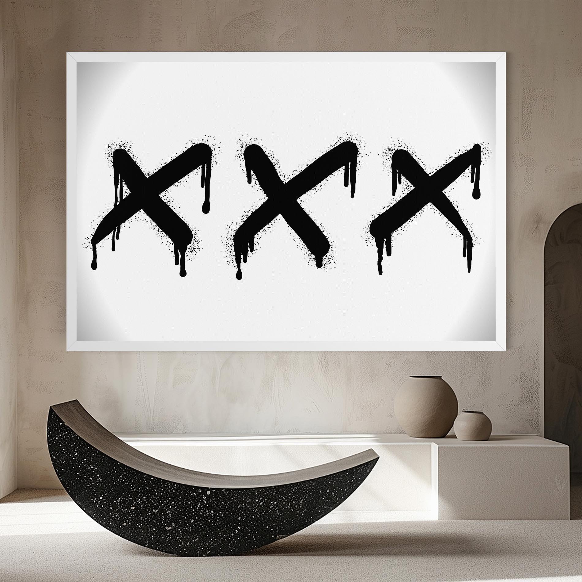 Leinwandbild Grafiti X Spray mockup 8