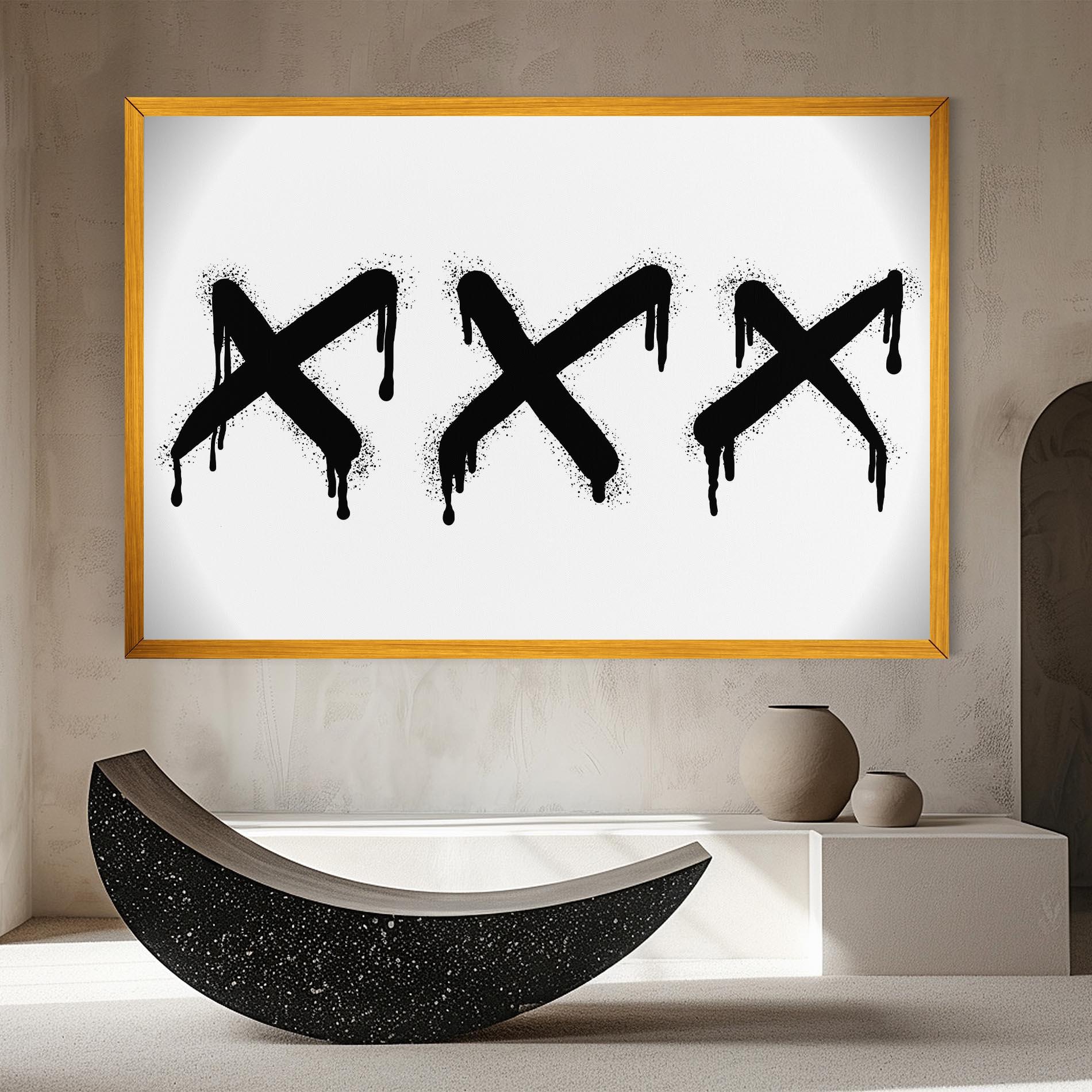 Leinwandbild Grafiti X Spray mockup 8