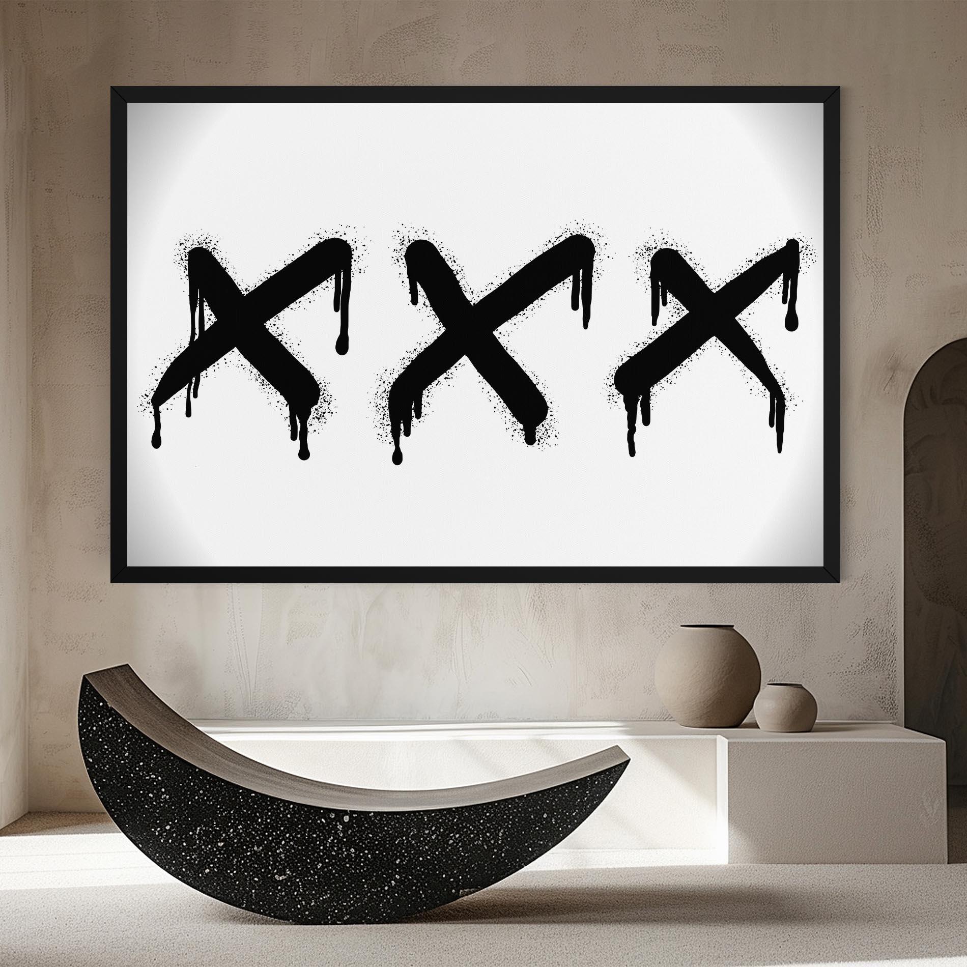 Leinwandbild Grafiti X Spray mockup 8