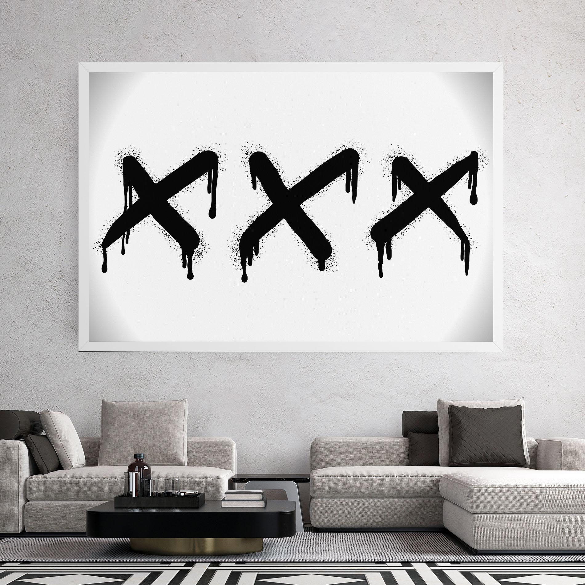 Leinwandbild Grafiti X Spray mockup 2