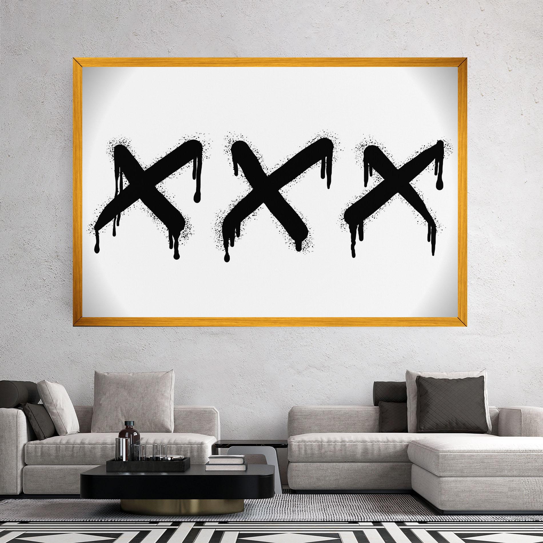 Leinwandbild Grafiti X Spray mockup 2