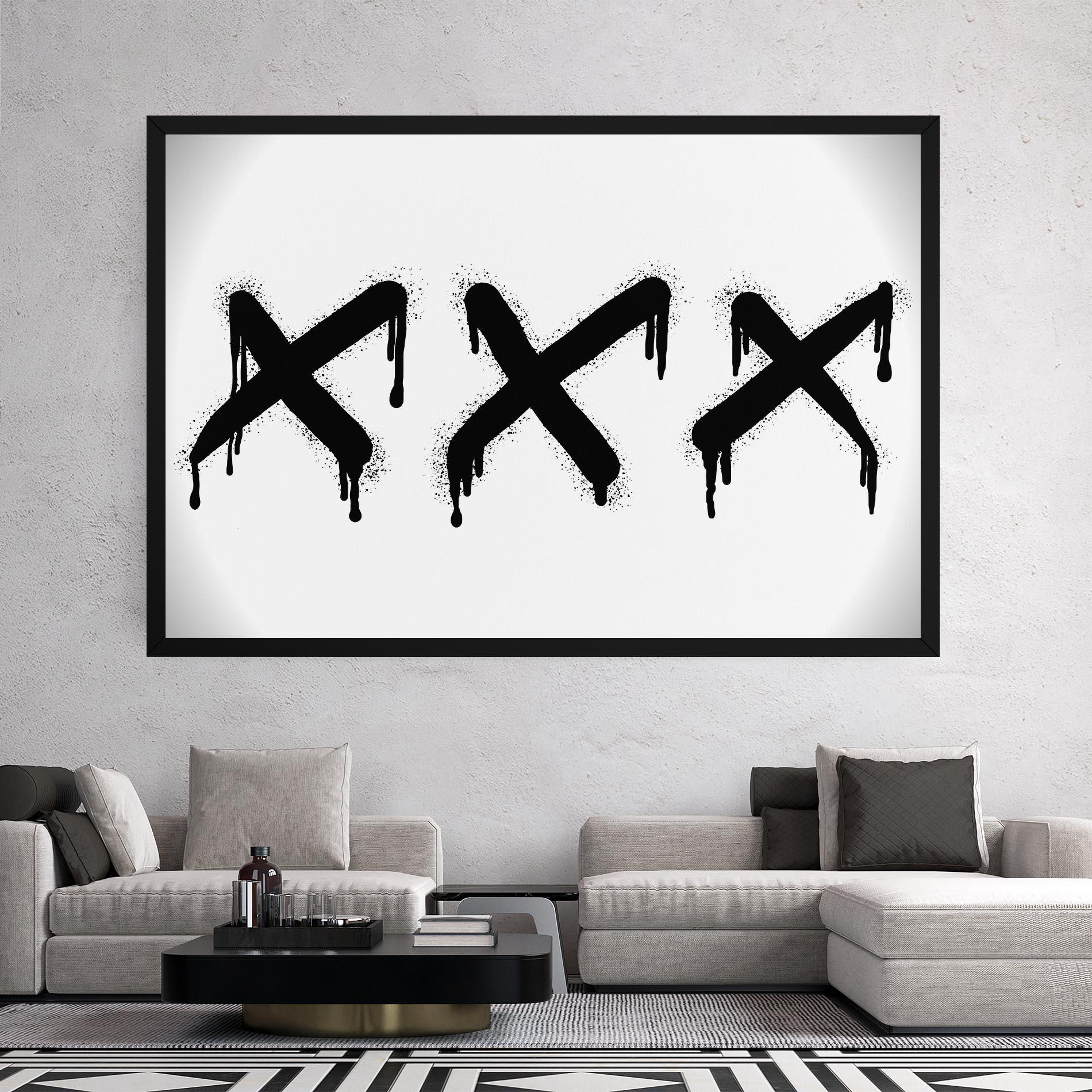 Leinwandbild Grafiti X Spray mockup 2