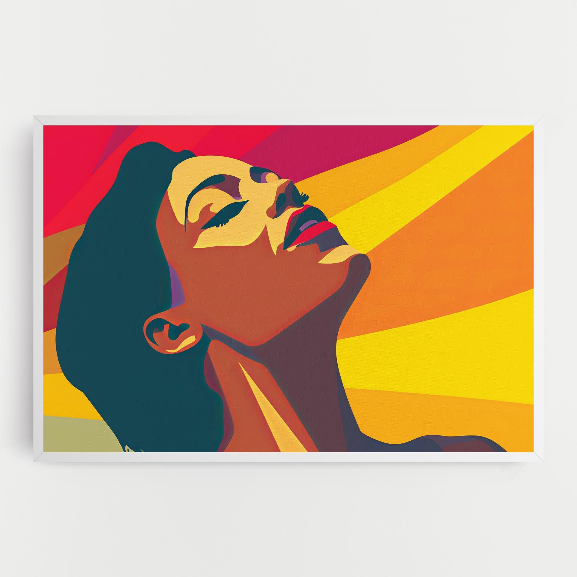 Leinwandbild Pop Female Color mockup 0