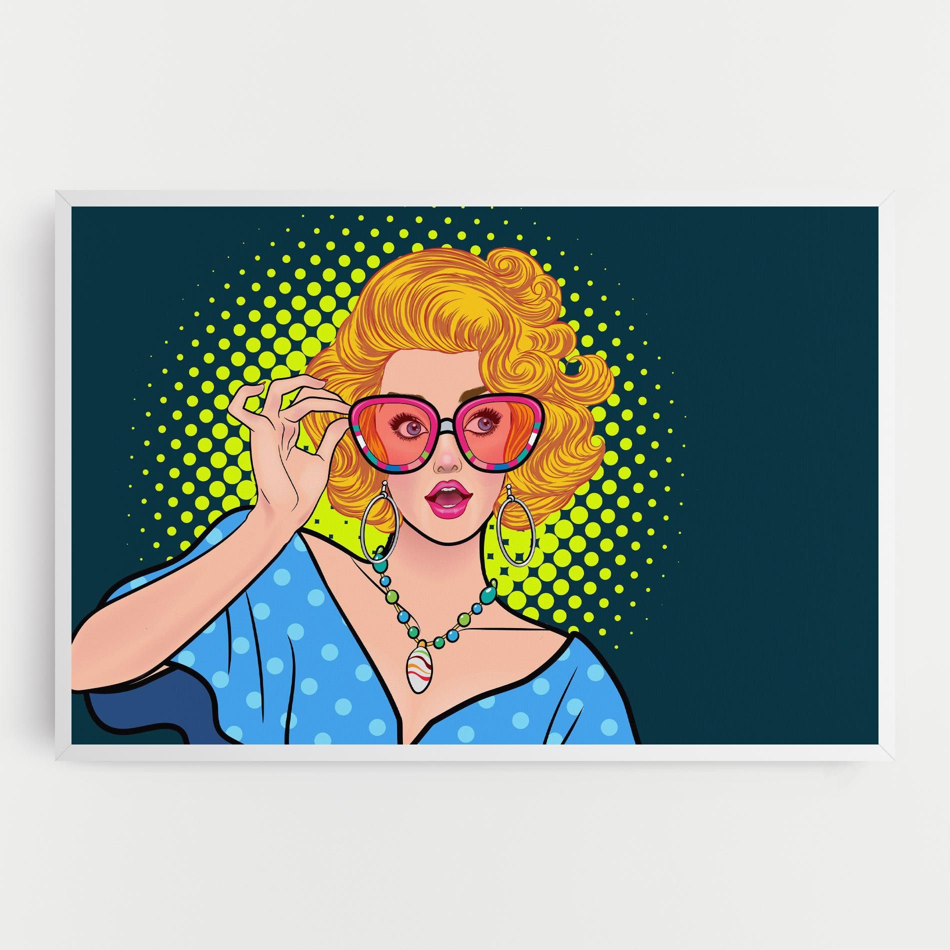 Pop Glasses Lady mockup 0