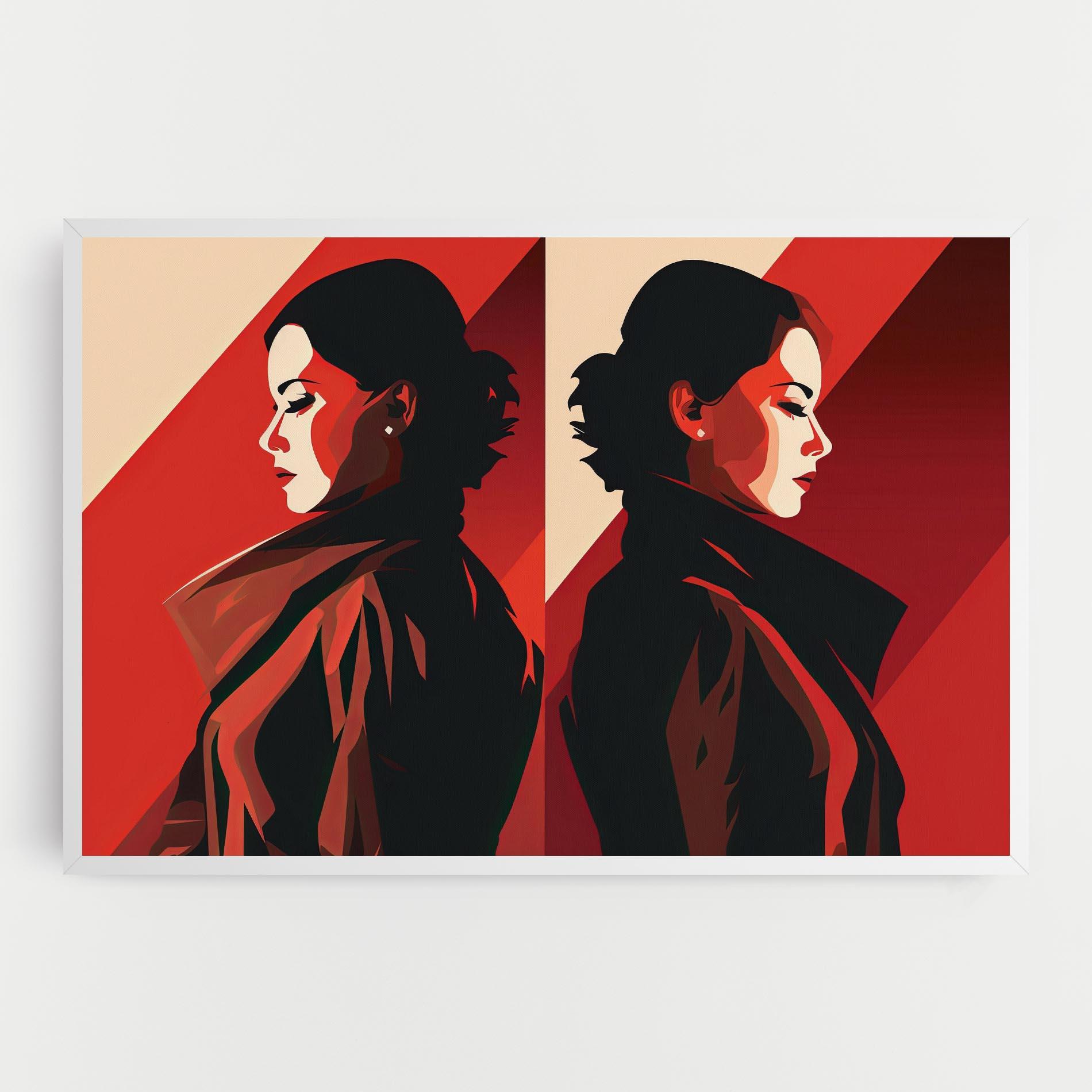 Leinwandbild Pop Outfit Lady mockup 0