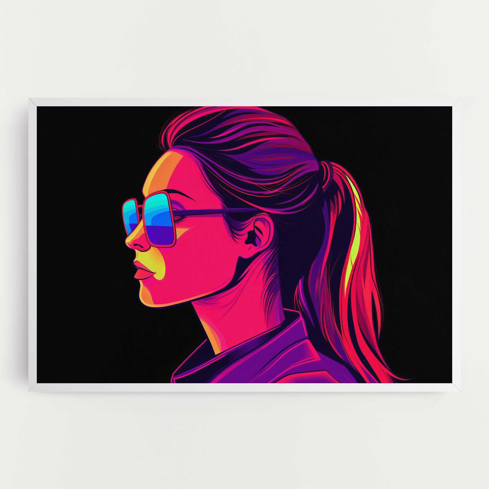 Leinwandbild Purple Pop Hair mockup 0