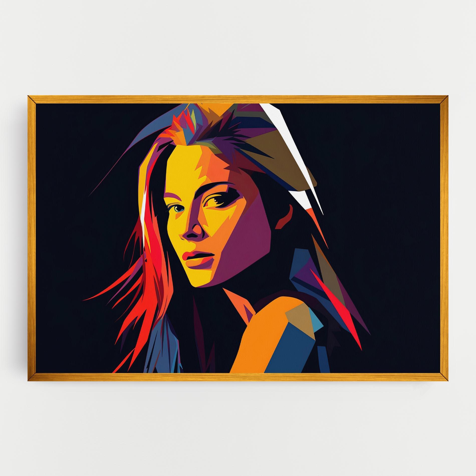 Leinwandbild Orange Pop Light mockup 0