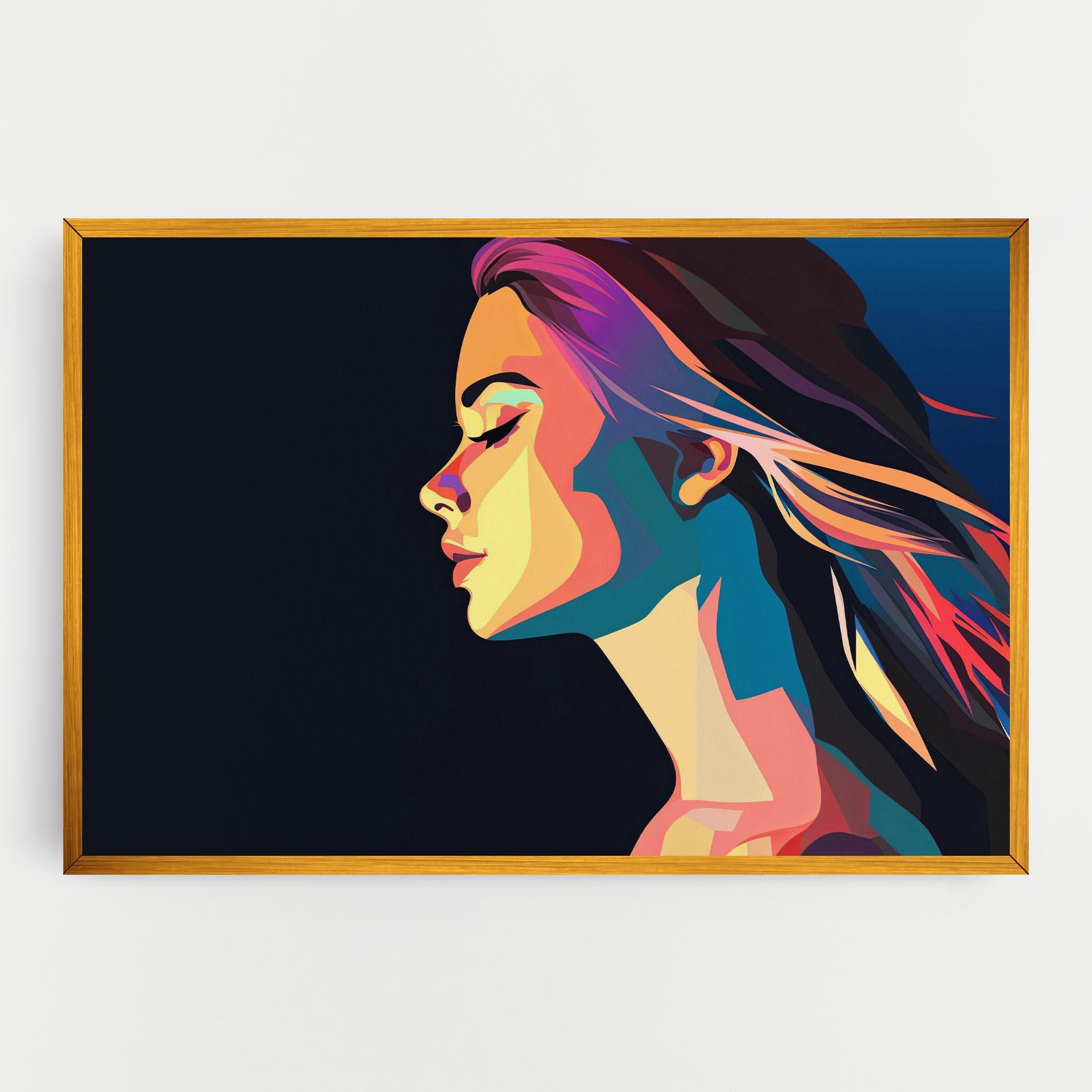 Leinwandbild Worm Pop Light mockup 0