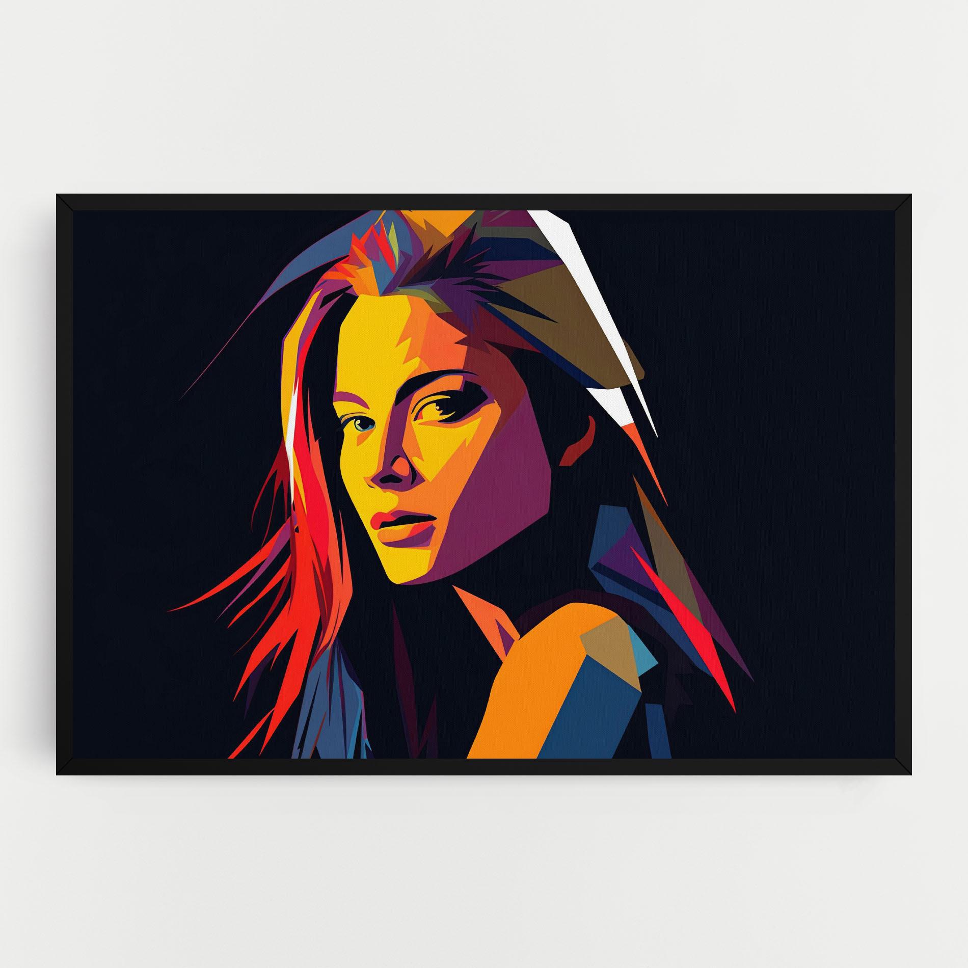 Leinwandbild Orange Pop Light mockup 0