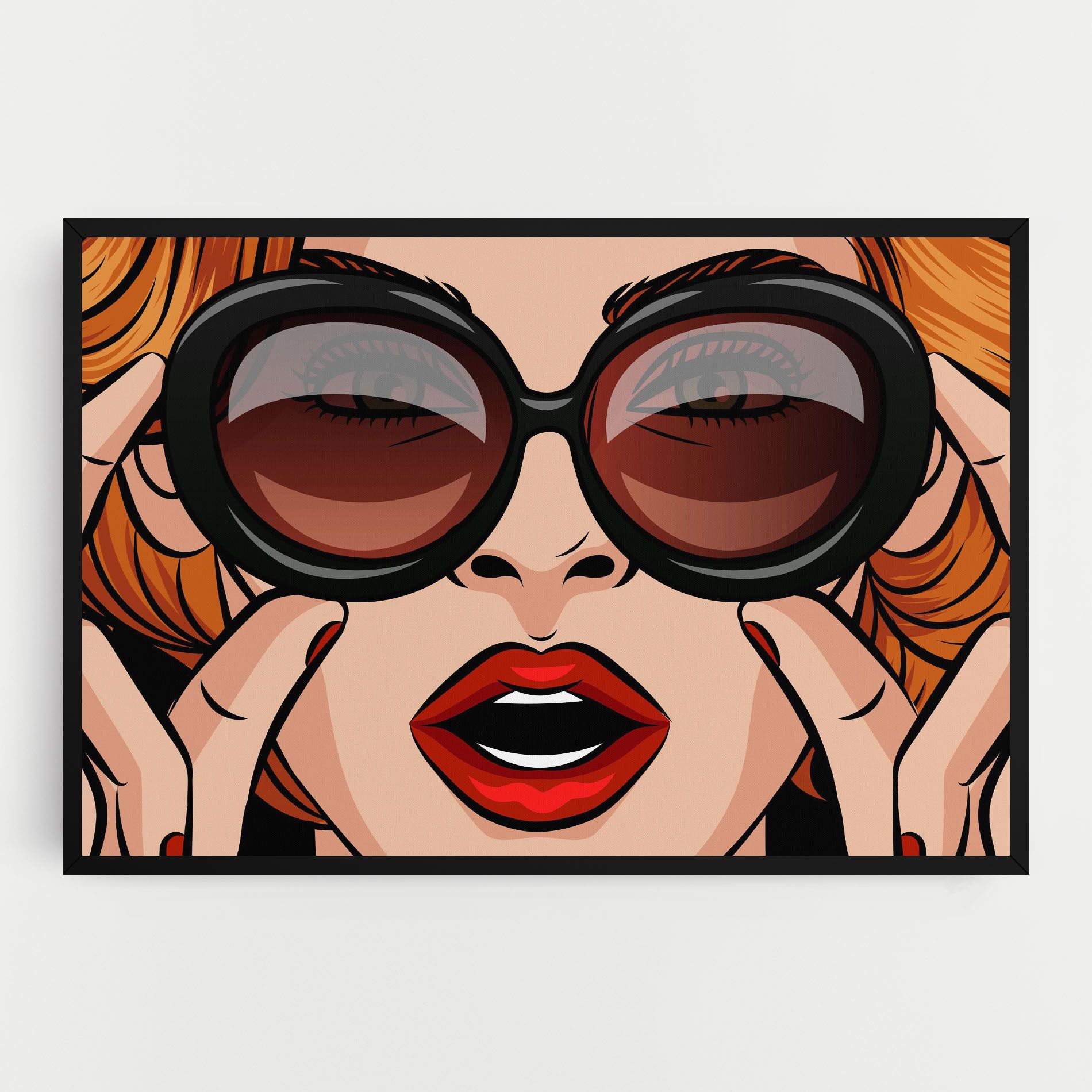Pop Glasses Woman mockup 0