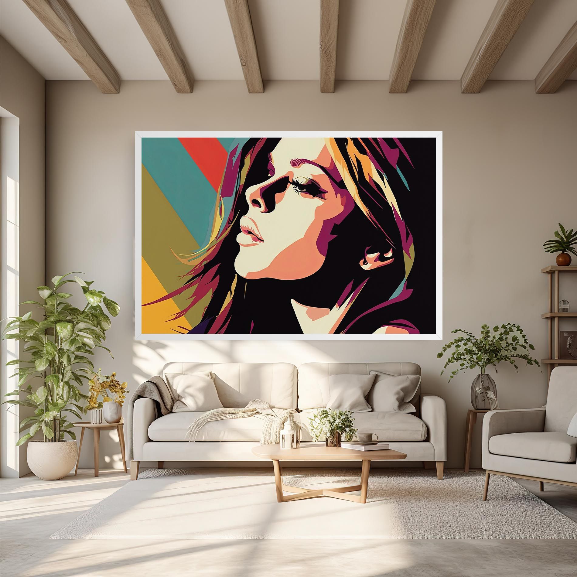 Cream Pop Art mockup 6