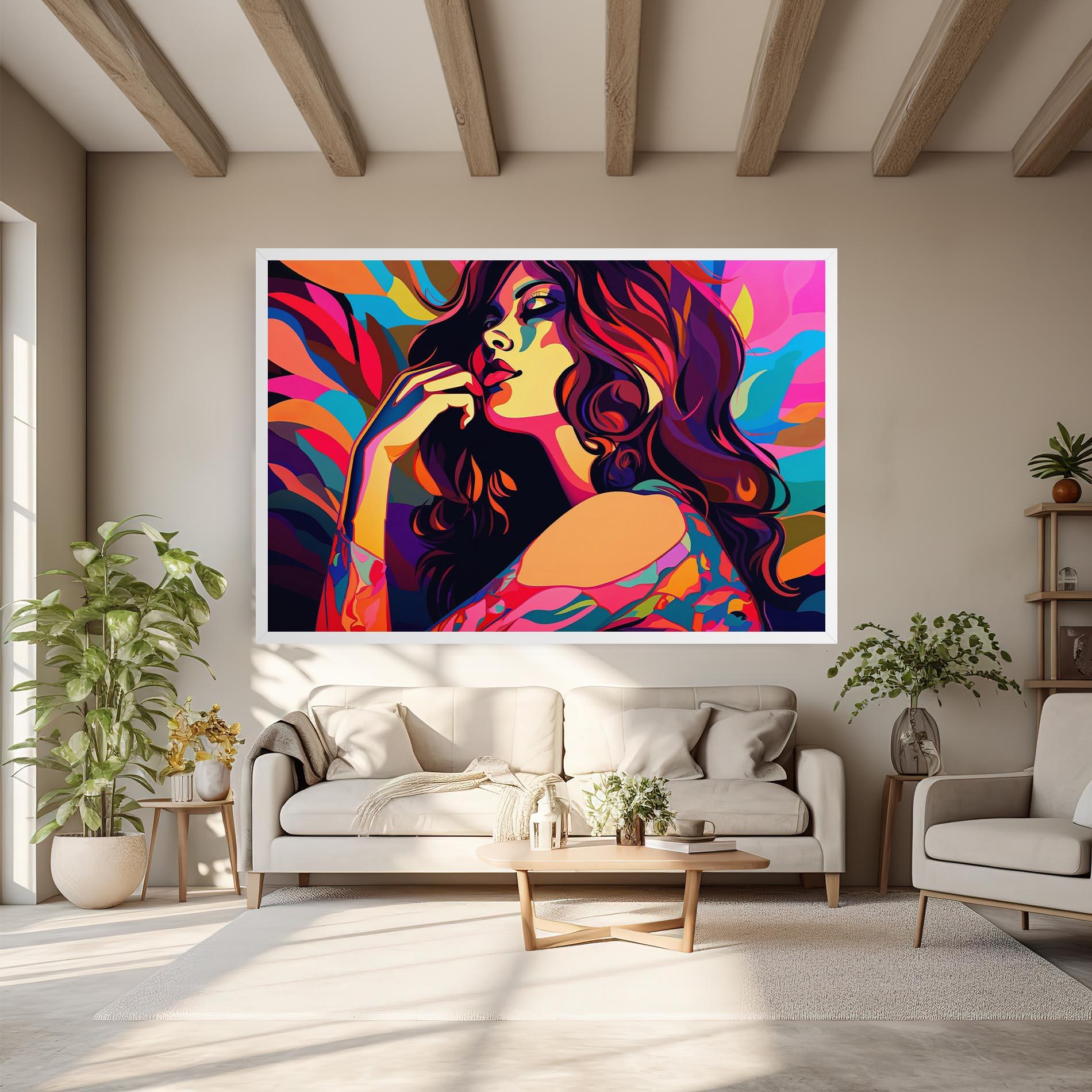 Leinwandbild Pop Color Mix mockup 6