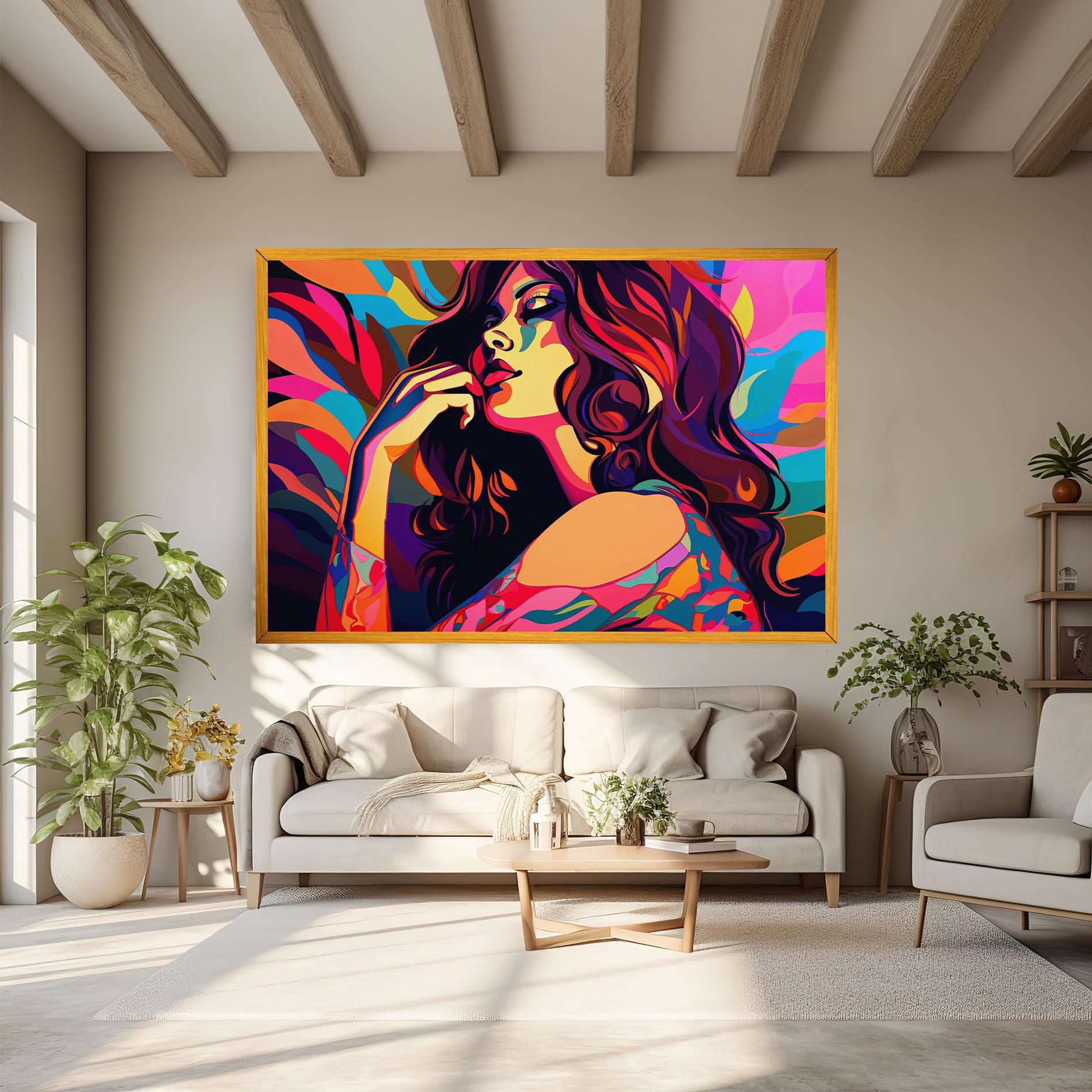 Leinwandbild Pop Color Mix mockup 6