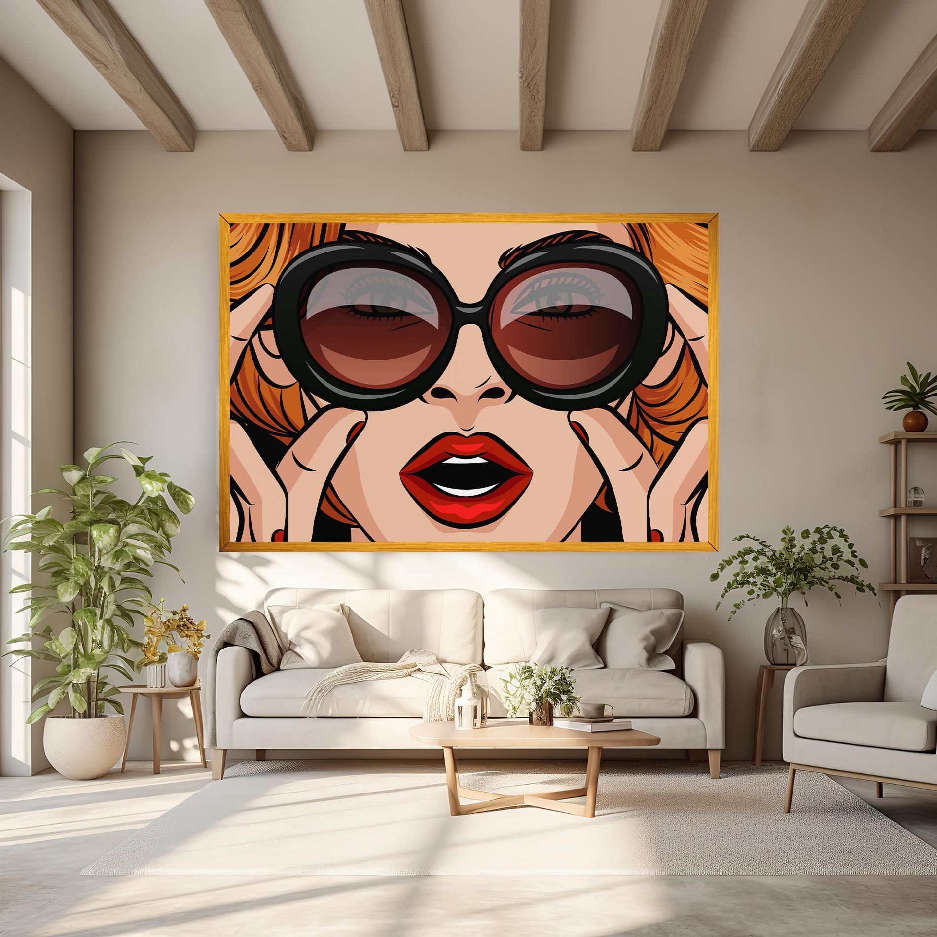 Pop Glasses Woman mockup 6
