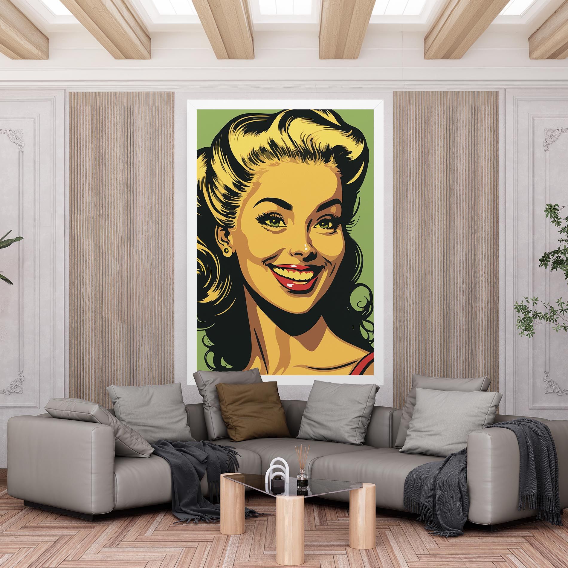 Green Light Pop Lady mockup 6