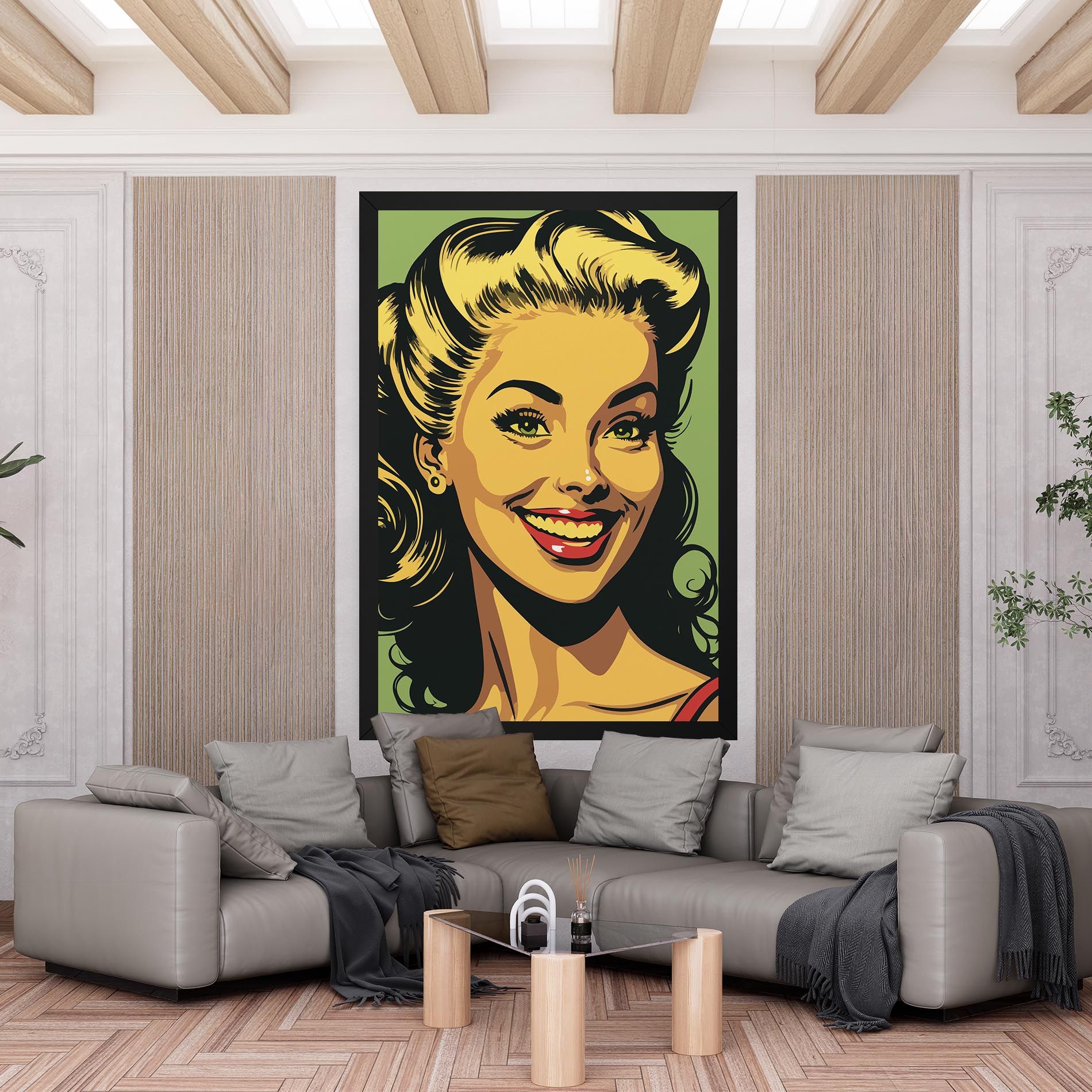 Green Light Pop Lady mockup 6