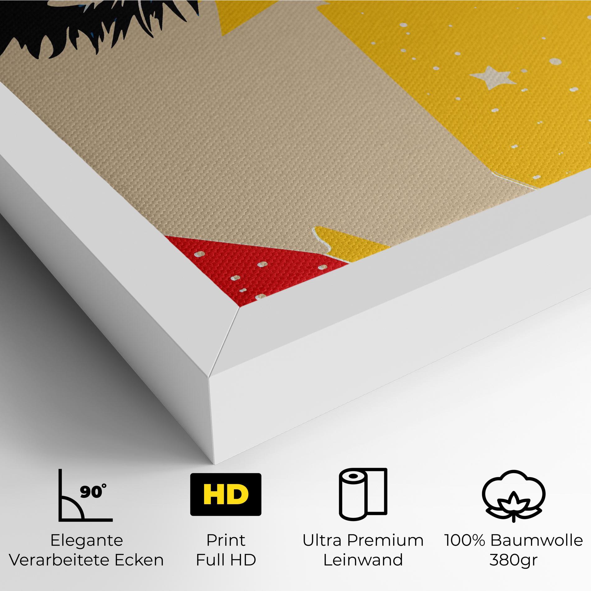 Leinwandbild Blue Pop Eye mockup 4