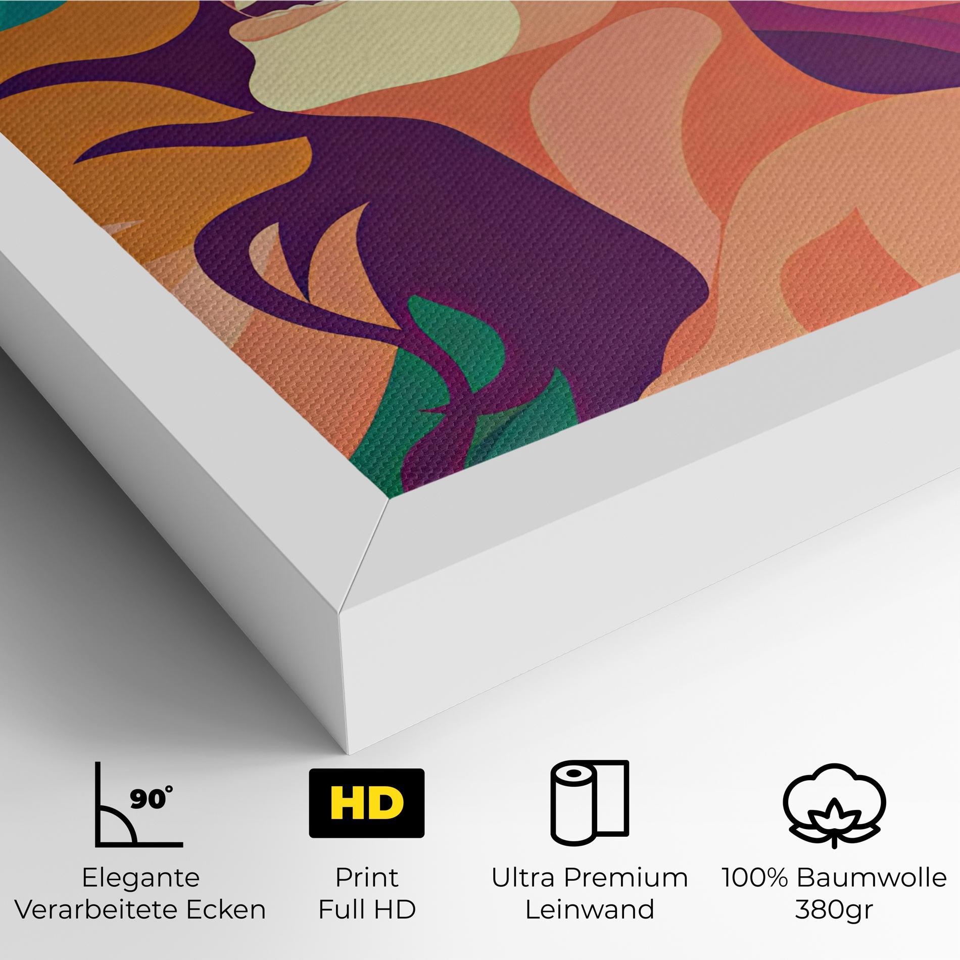 Leinwandbild Pink Pop Hair mockup 4