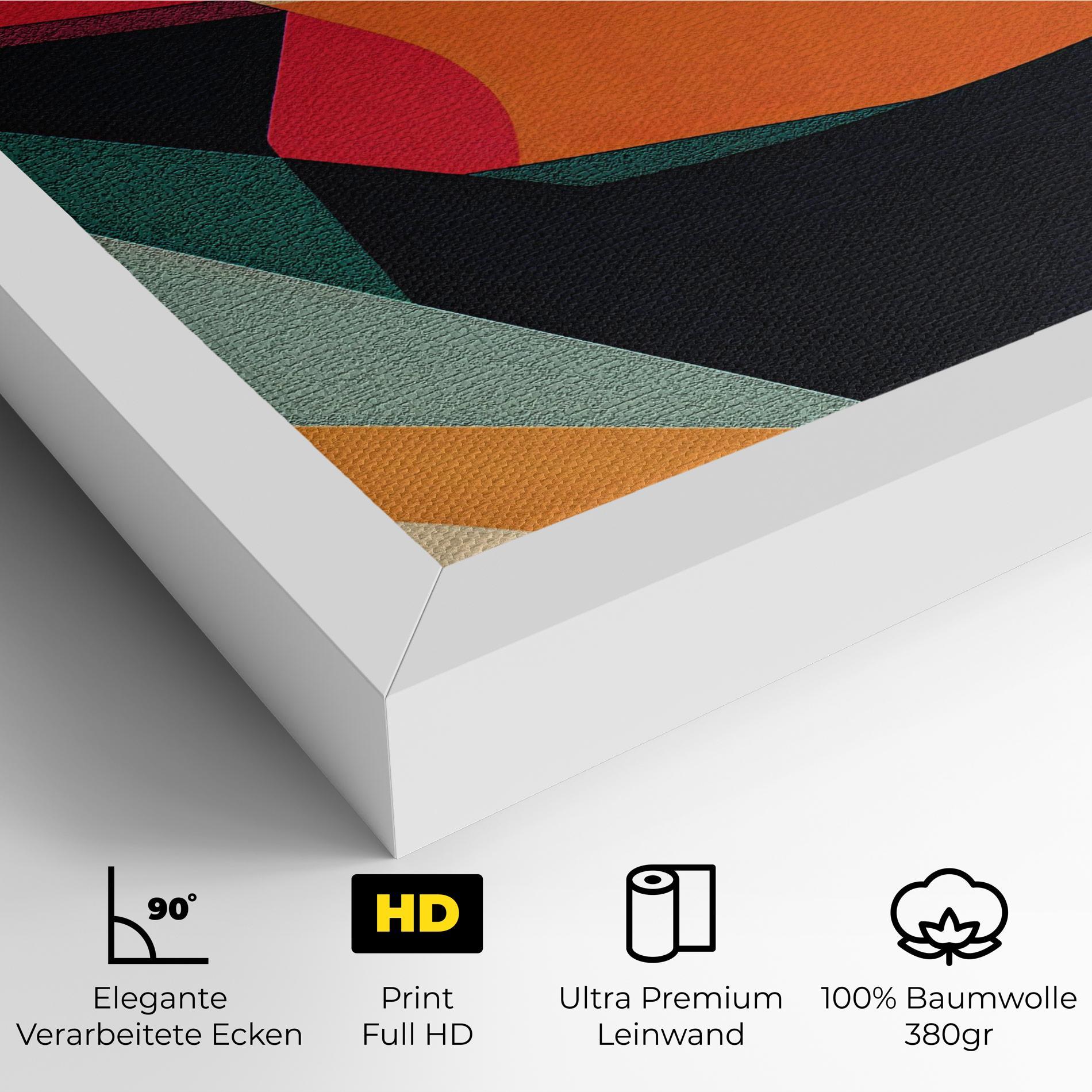 Leinwandbild Pop Art Lips mockup 4