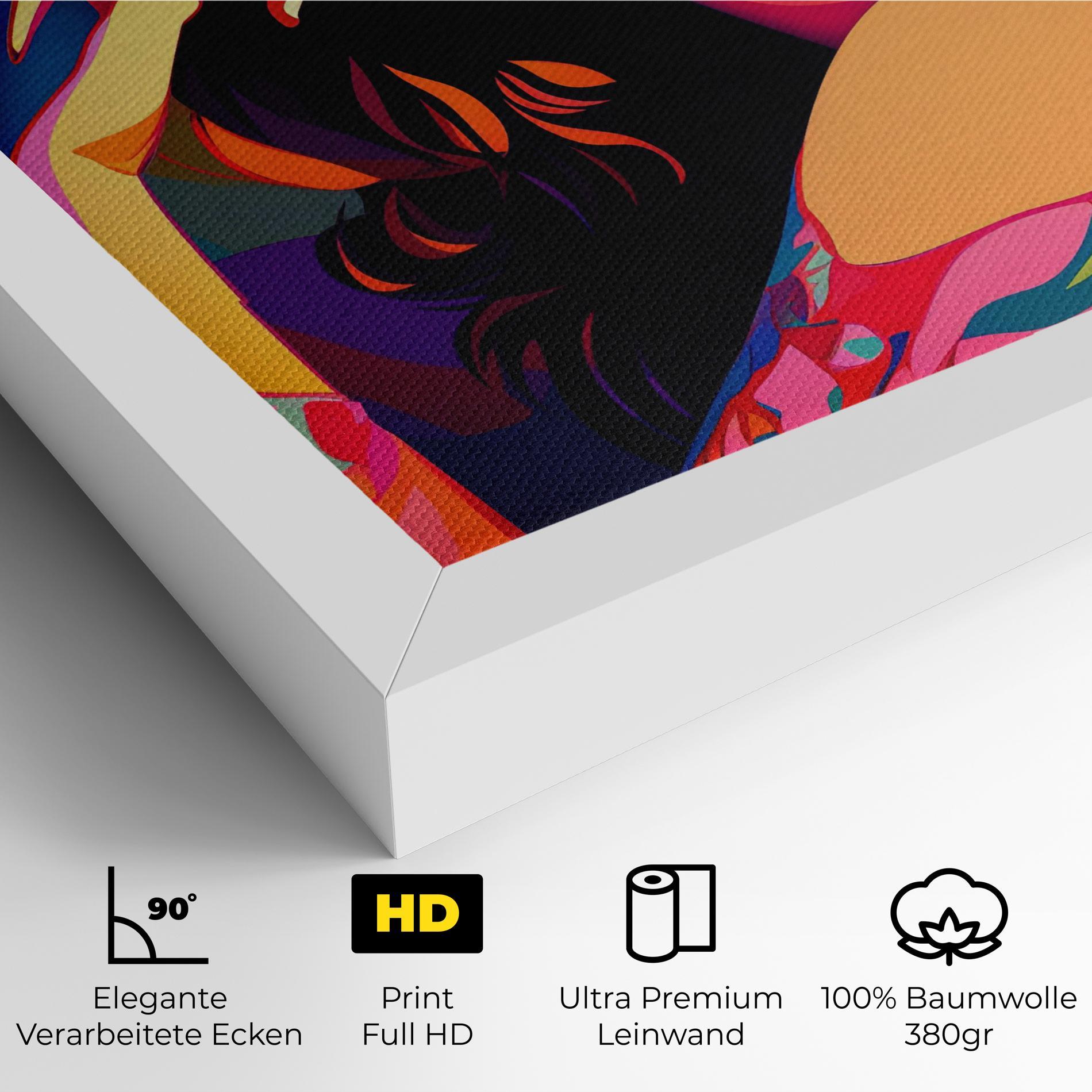 Leinwandbild Pop Color Mix mockup 4