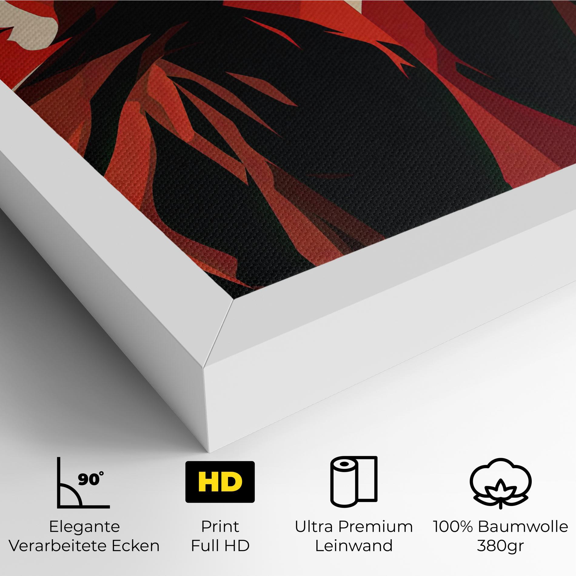 Leinwandbild Pop Outfit Lady mockup 4