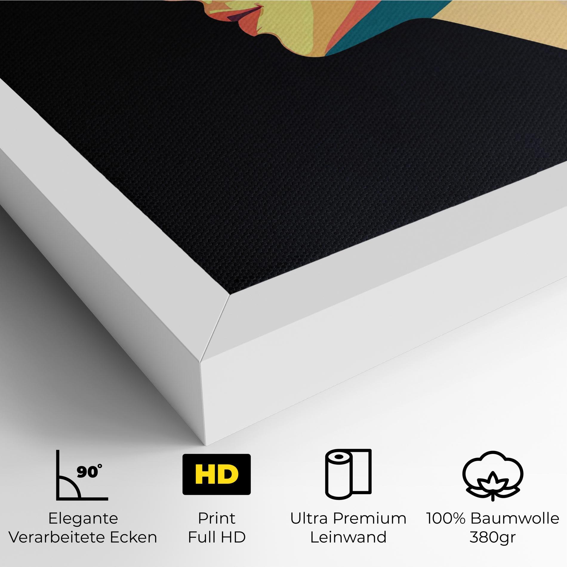 Leinwandbild Worm Pop Light mockup 4