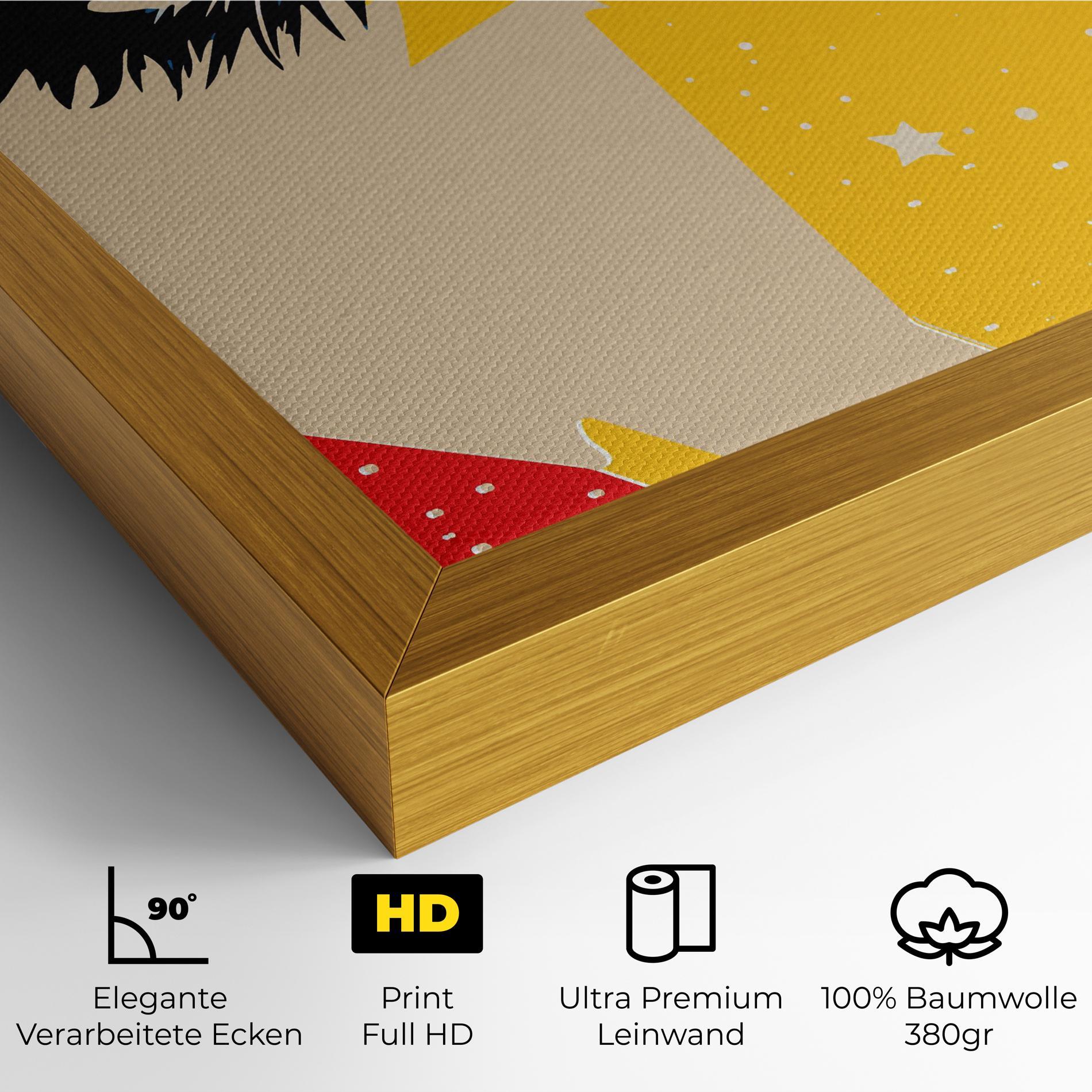 Leinwandbild Blue Pop Eye mockup 4