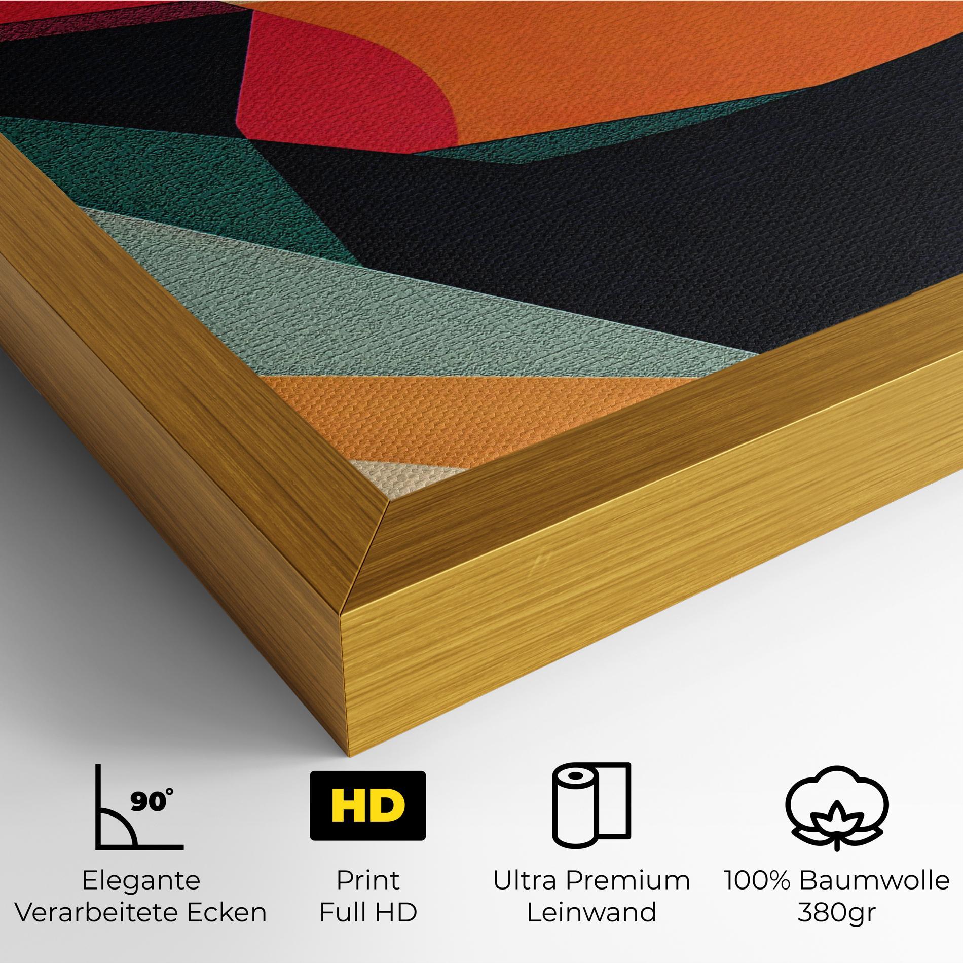 Leinwandbild Pop Art Lips mockup 4