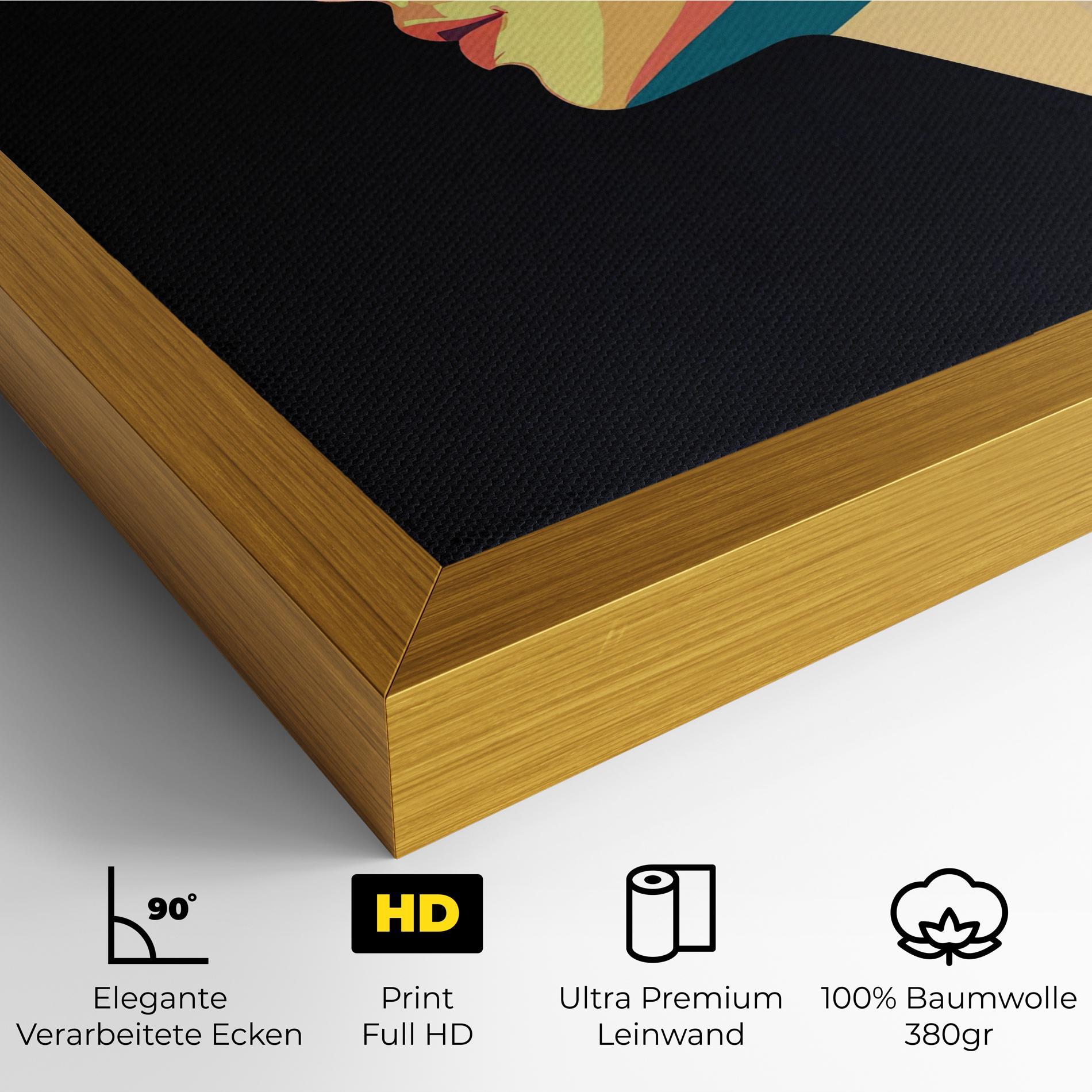 Leinwandbild Worm Pop Light mockup 4