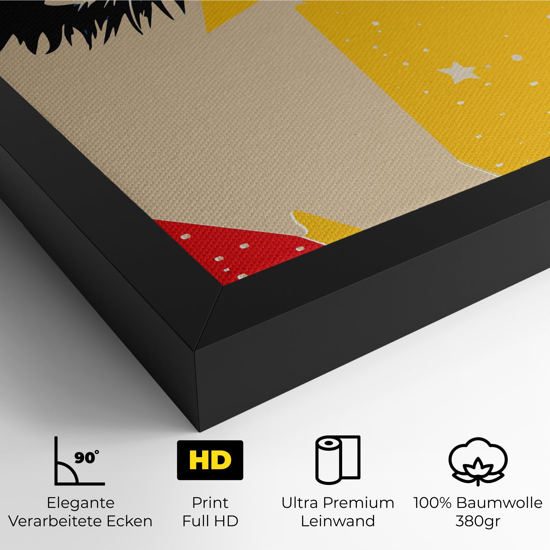 Leinwandbild Blue Pop Eye mockup 4