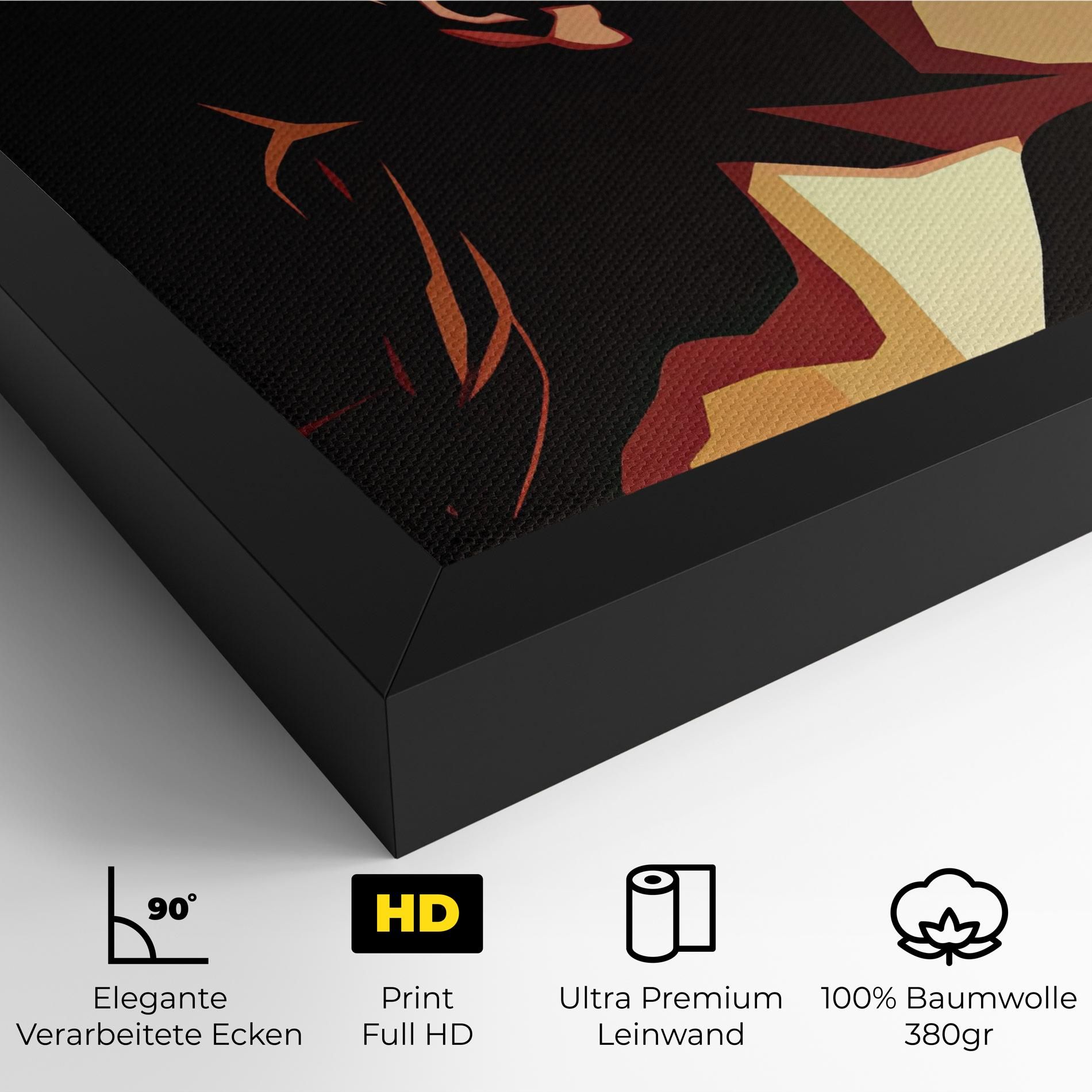 Cream Red Pop Art mockup 4