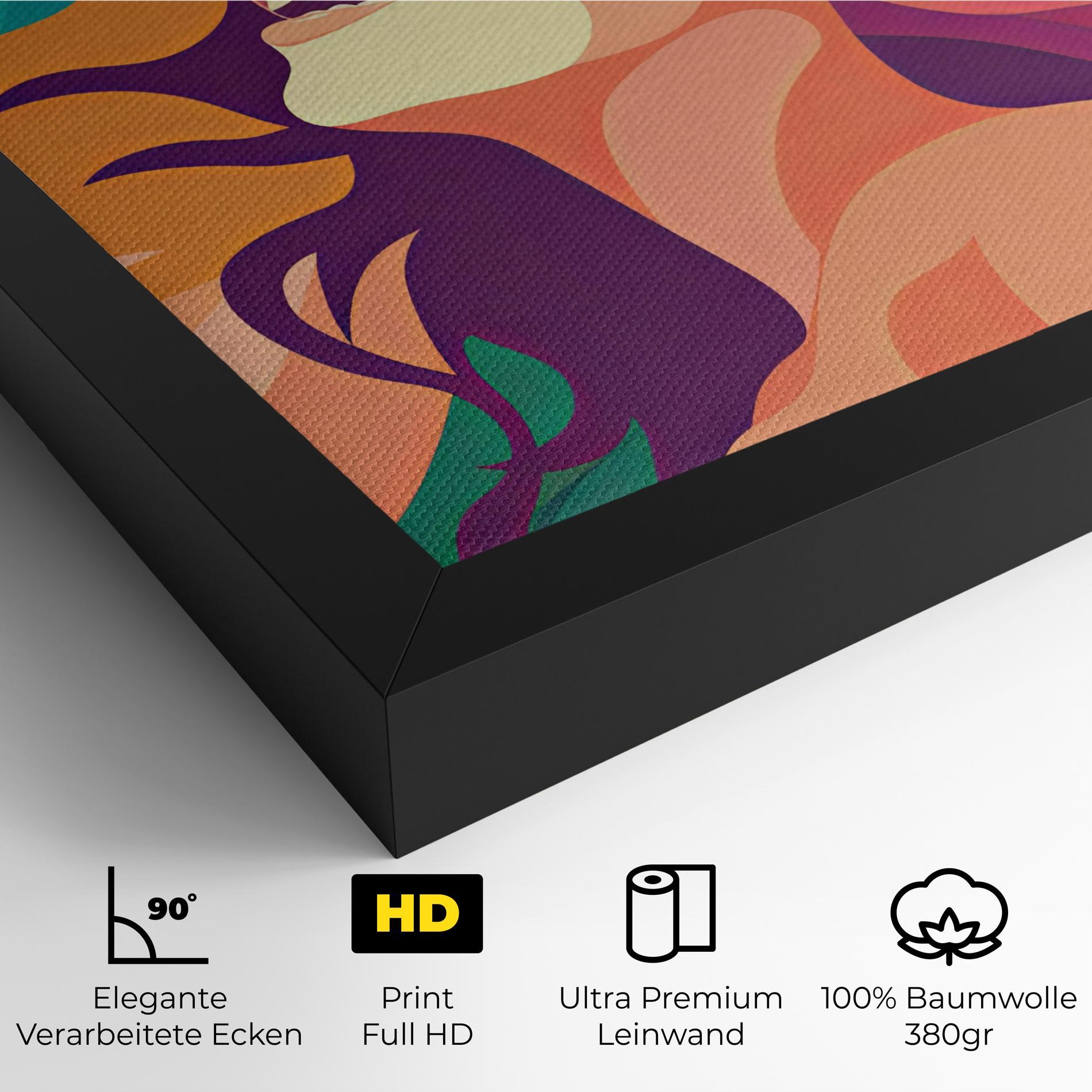 Leinwandbild Pink Pop Hair mockup 4