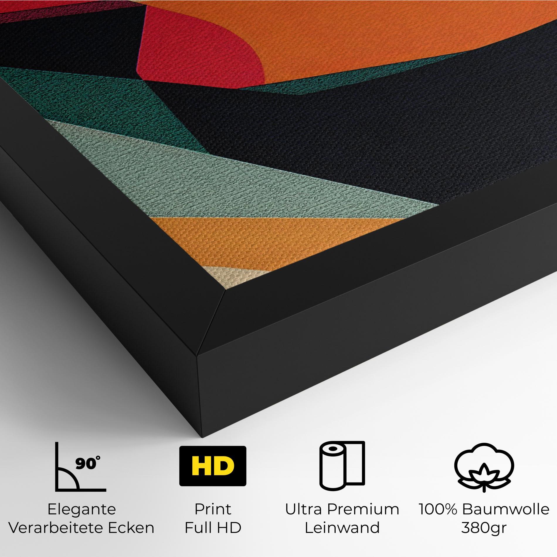 Leinwandbild Pop Art Lips mockup 4