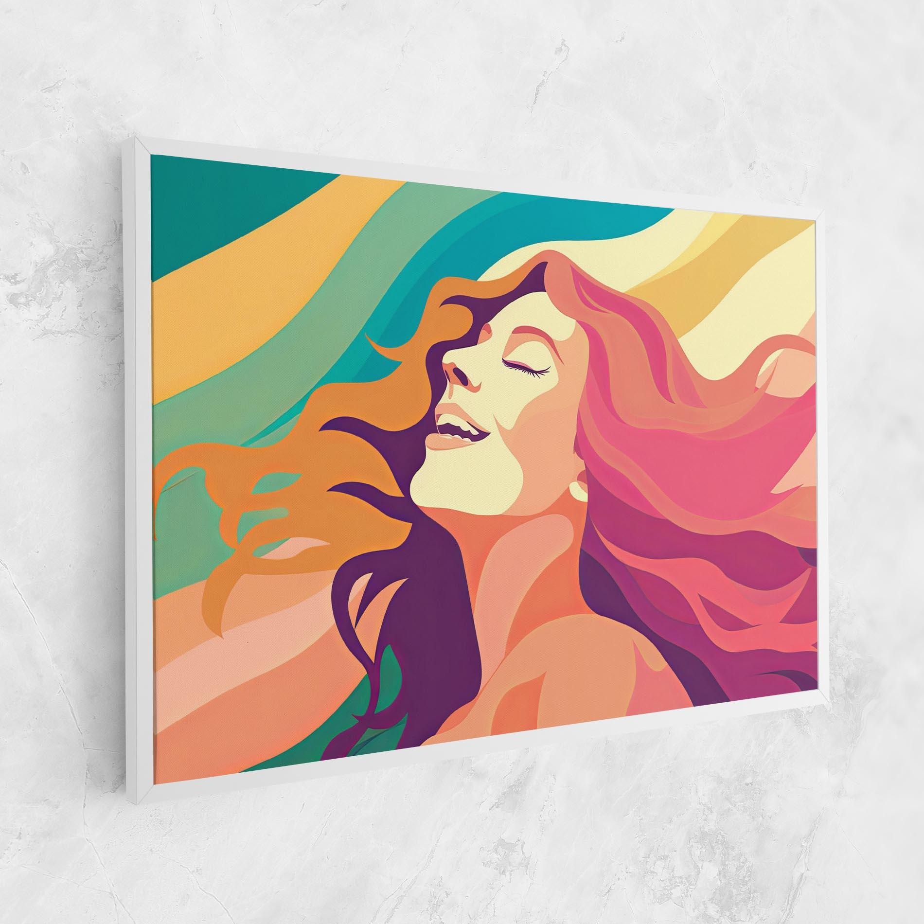 Leinwandbild Pink Pop Hair mockup 1