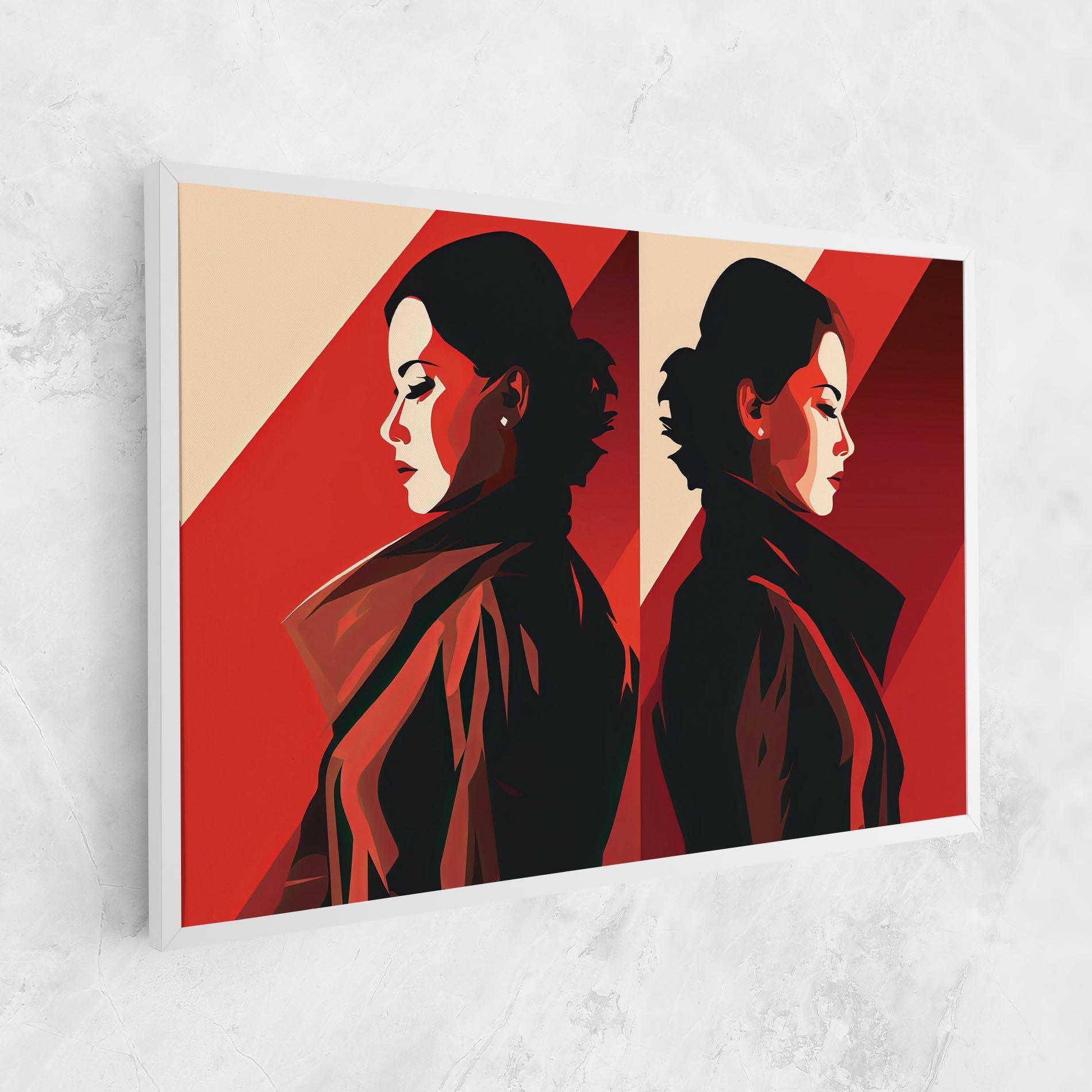 Leinwandbild Pop Outfit Lady mockup 1