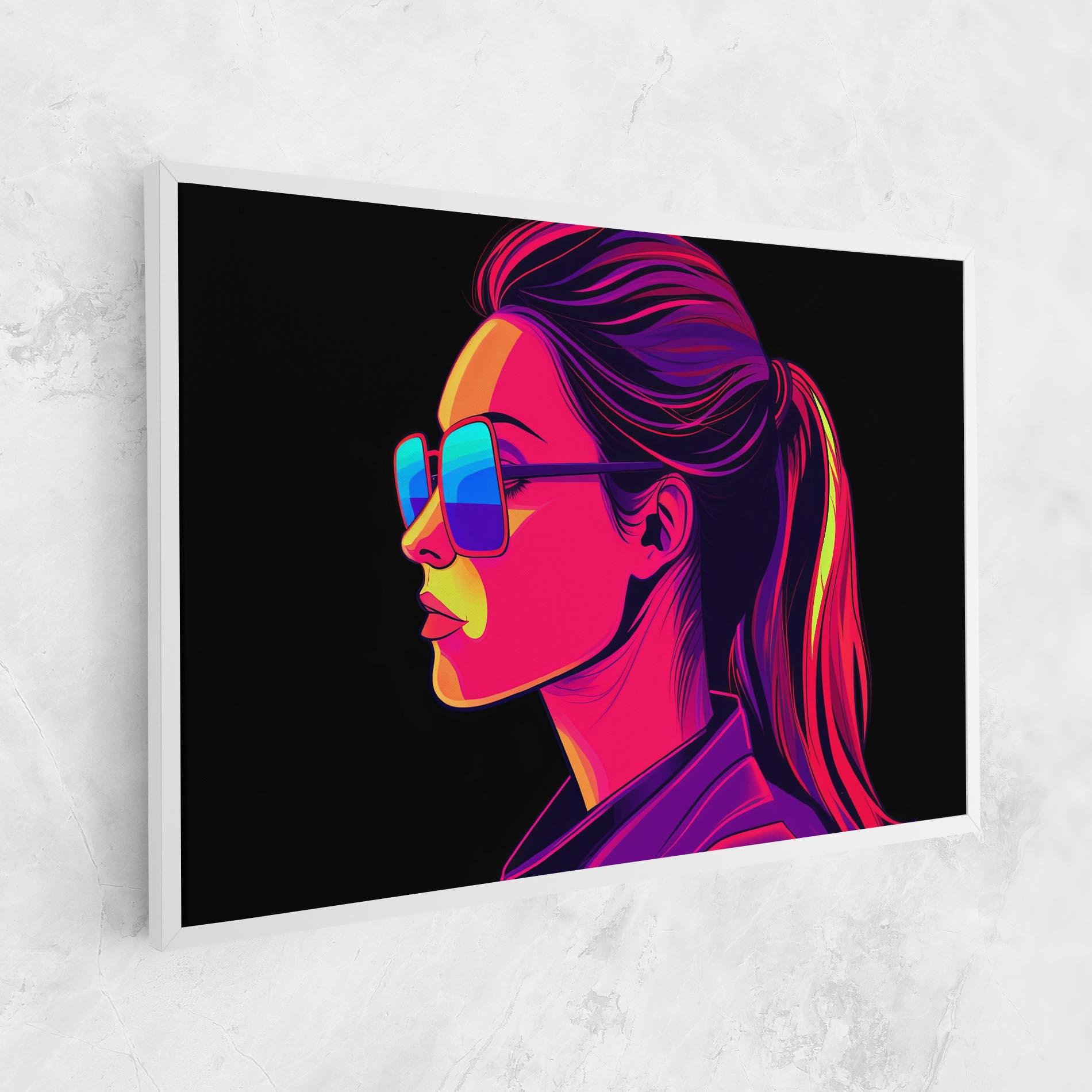 Leinwandbild Purple Pop Hair mockup 1