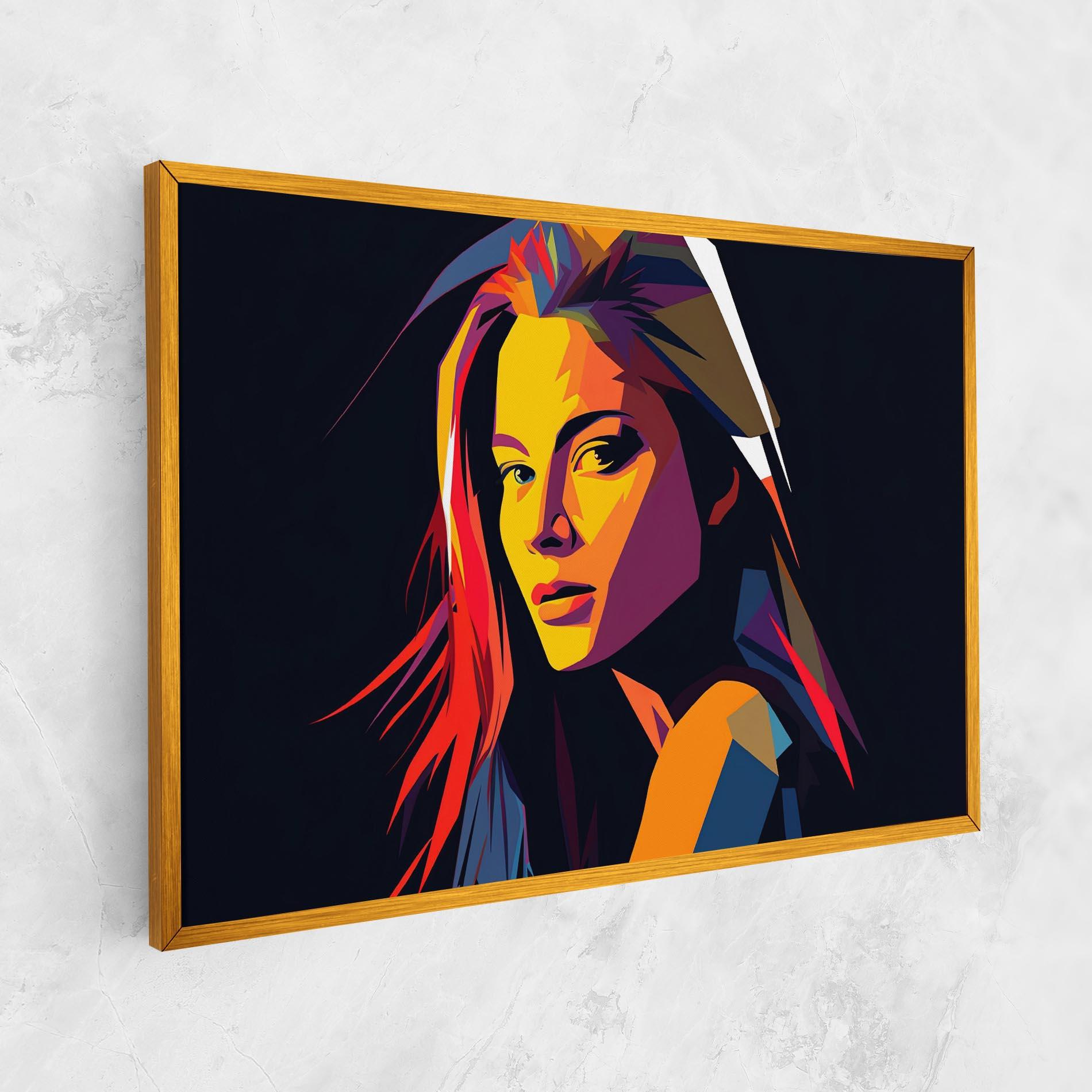 Leinwandbild Orange Pop Light mockup 1